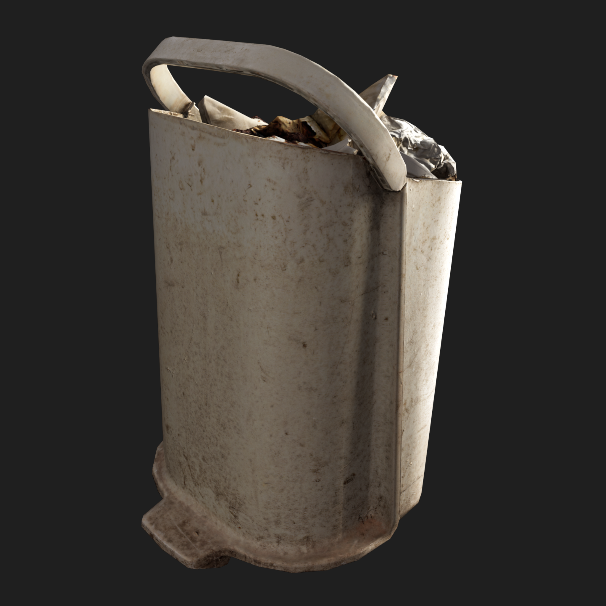 3D Plastic Basket Rubbish