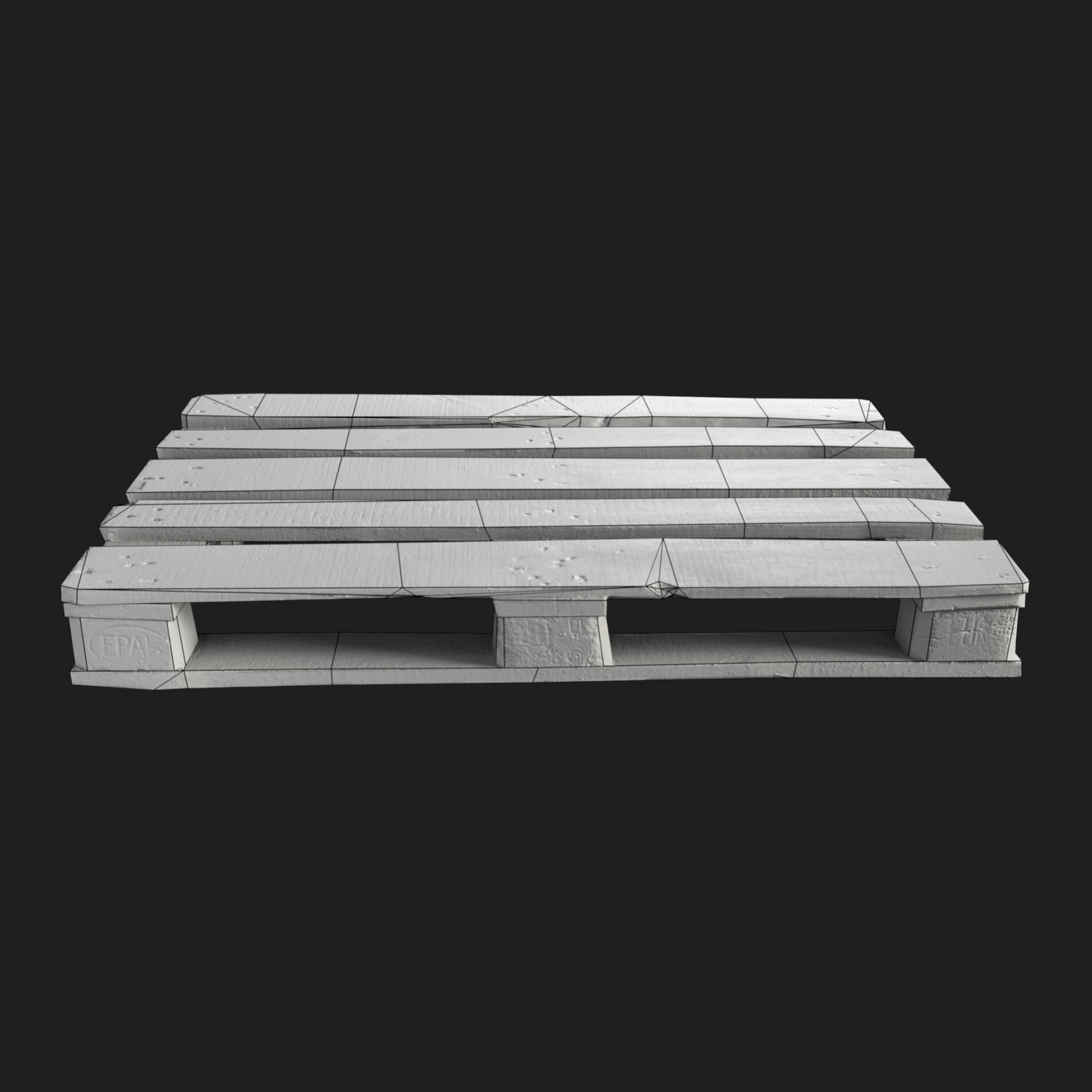 3D Euro Pallet
