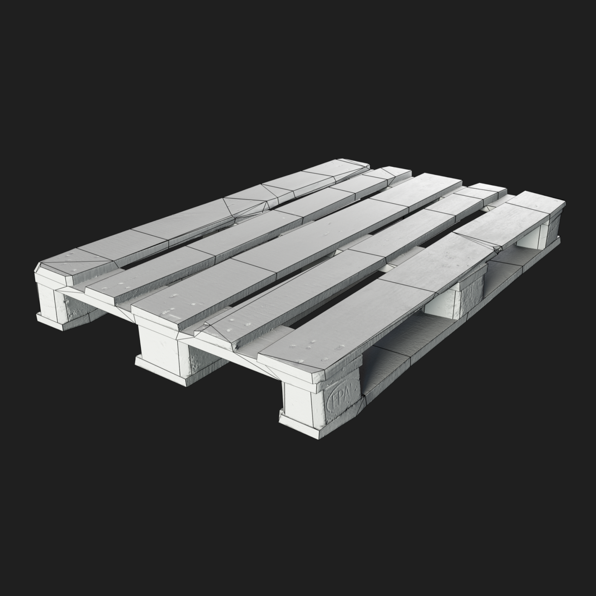 3D Euro Pallet