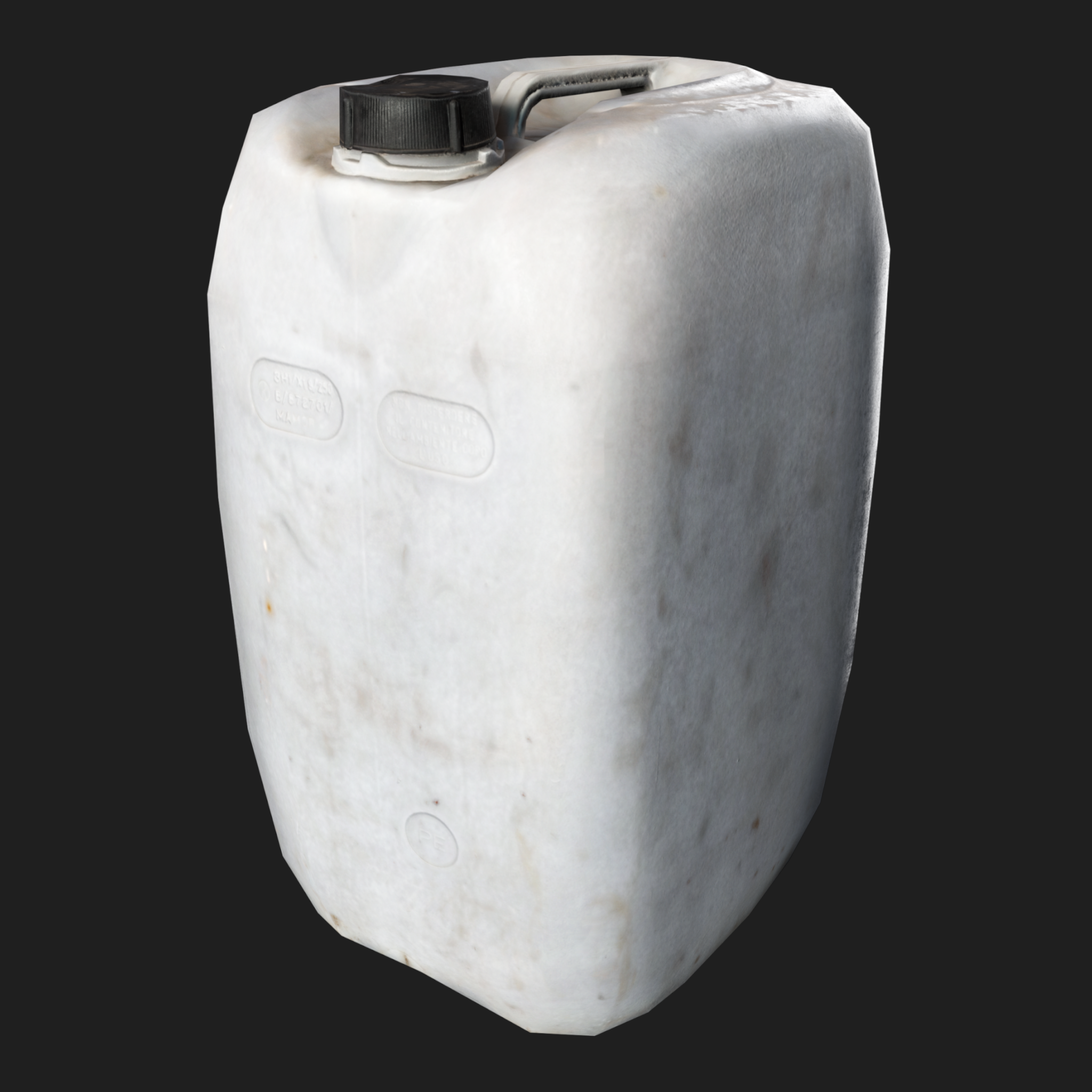3D Gallon Plastic White