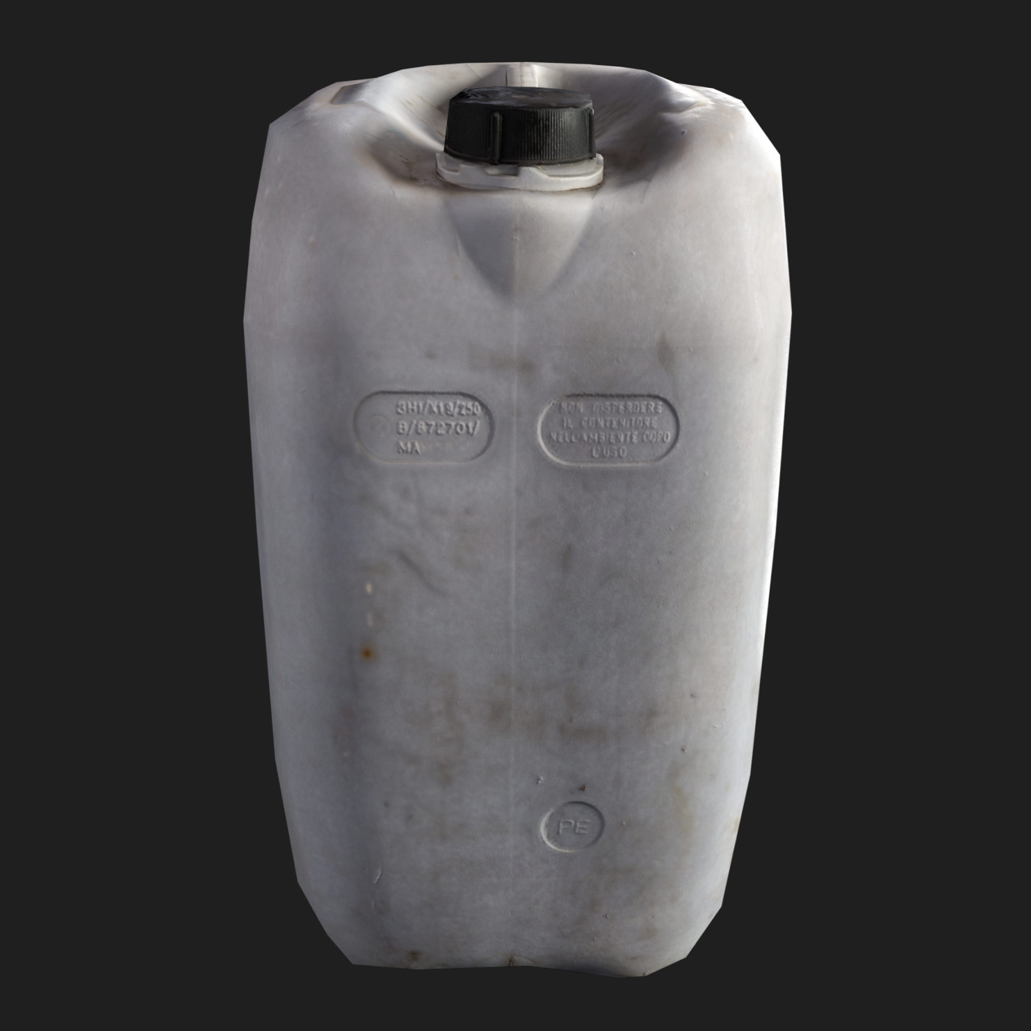 3D Gallon Plastic White