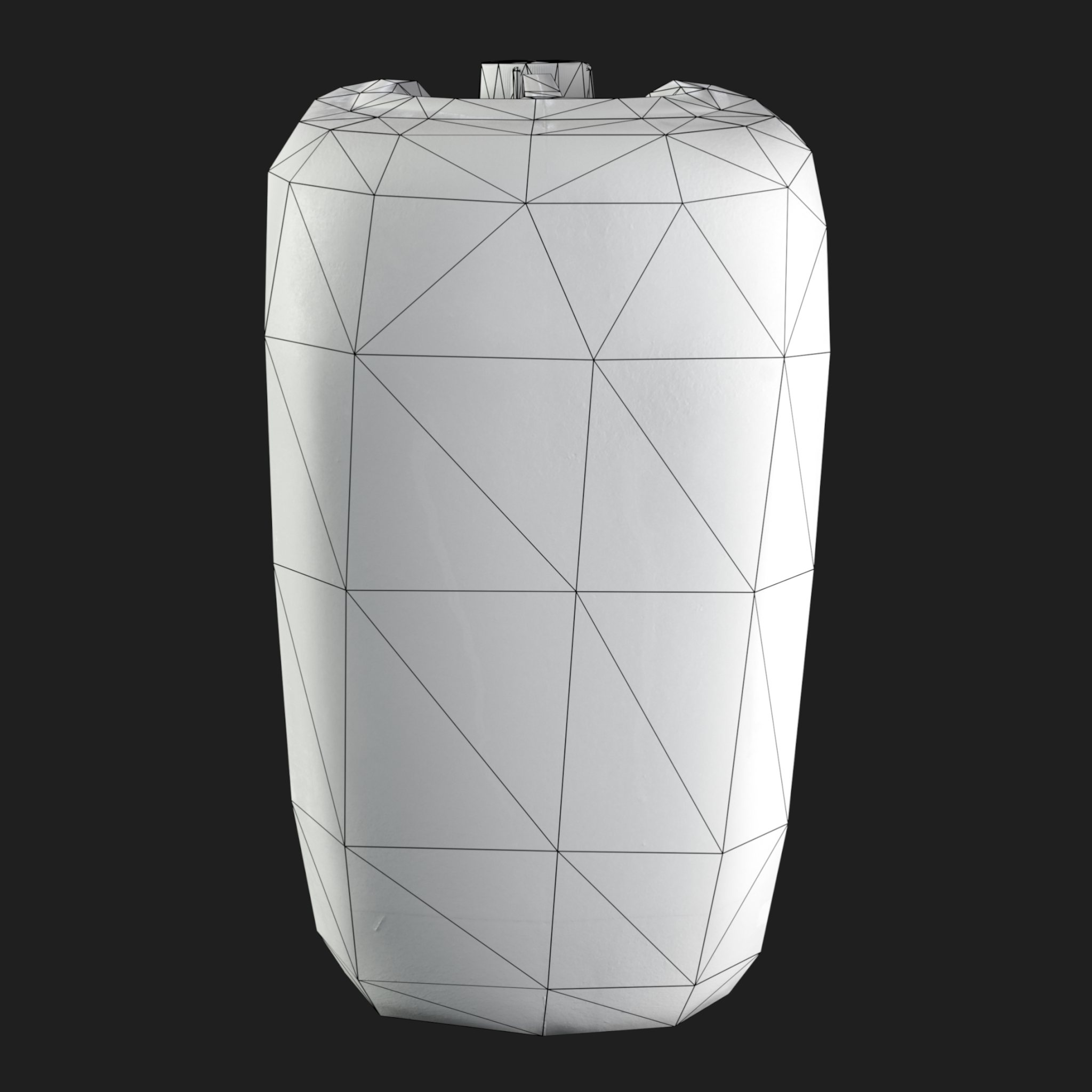 3D Gallon Plastic White
