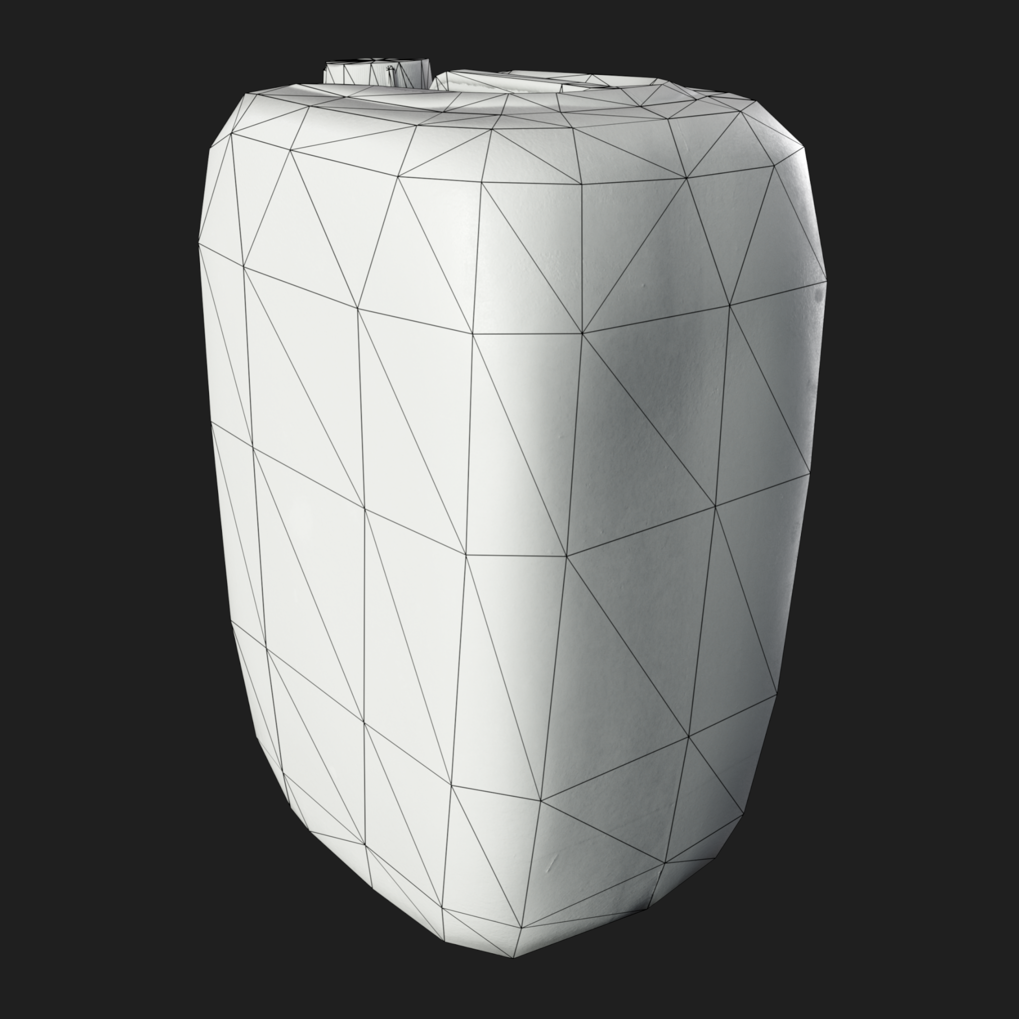 3D Gallon Plastic White