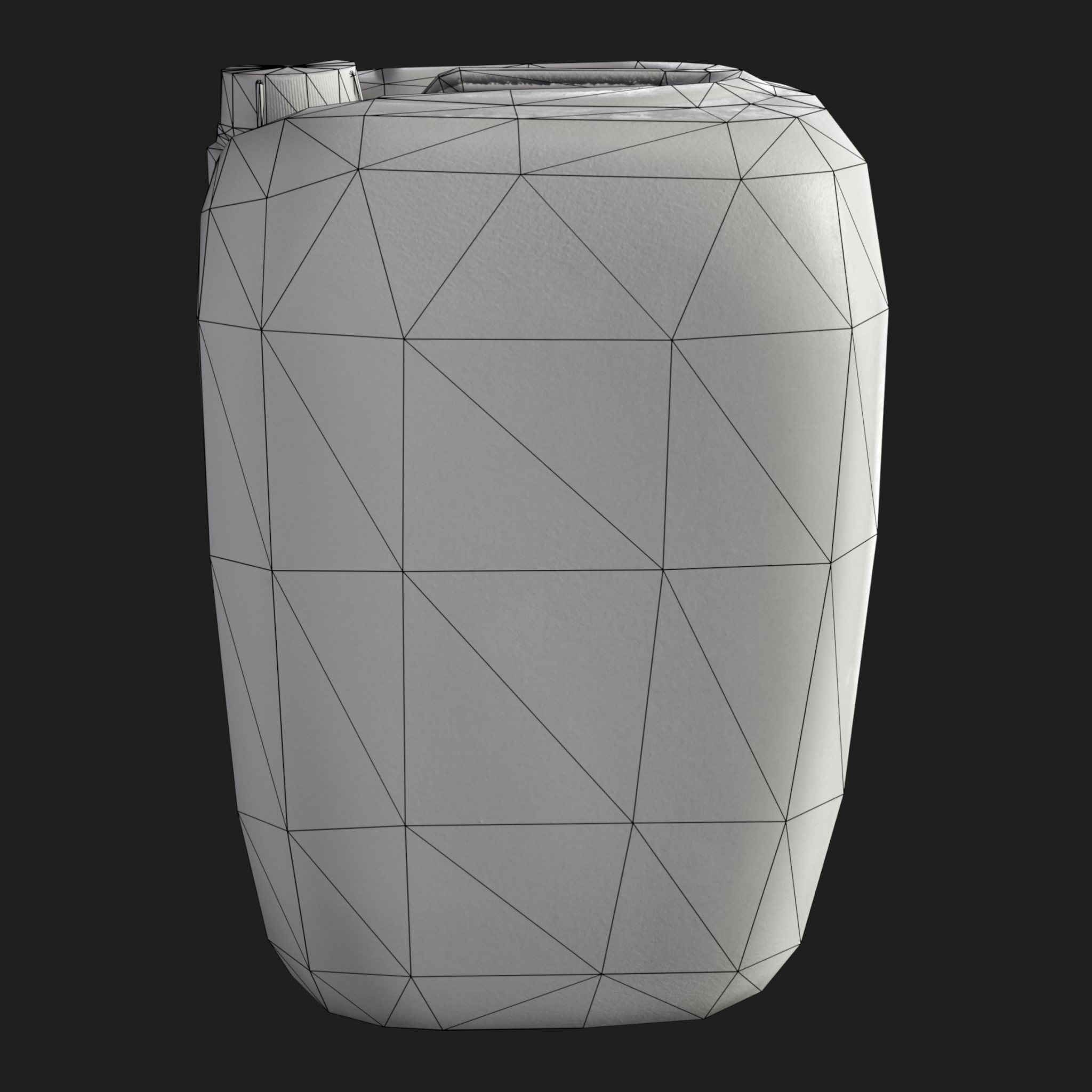 3D Gallon Plastic White