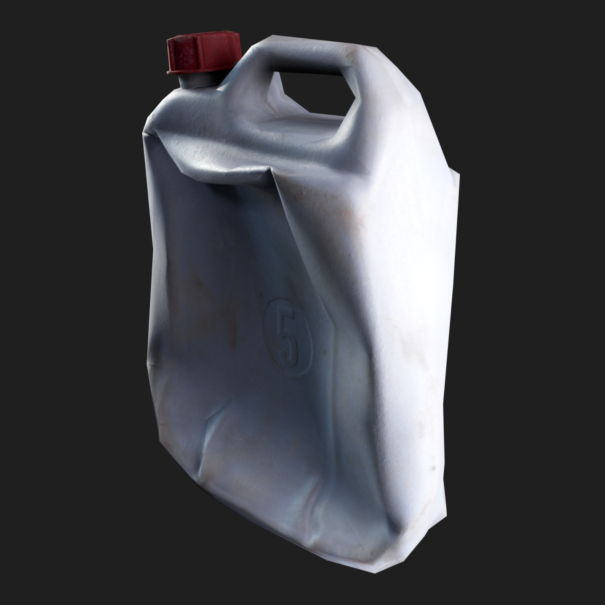 3D Gallon Bottle Rumpled