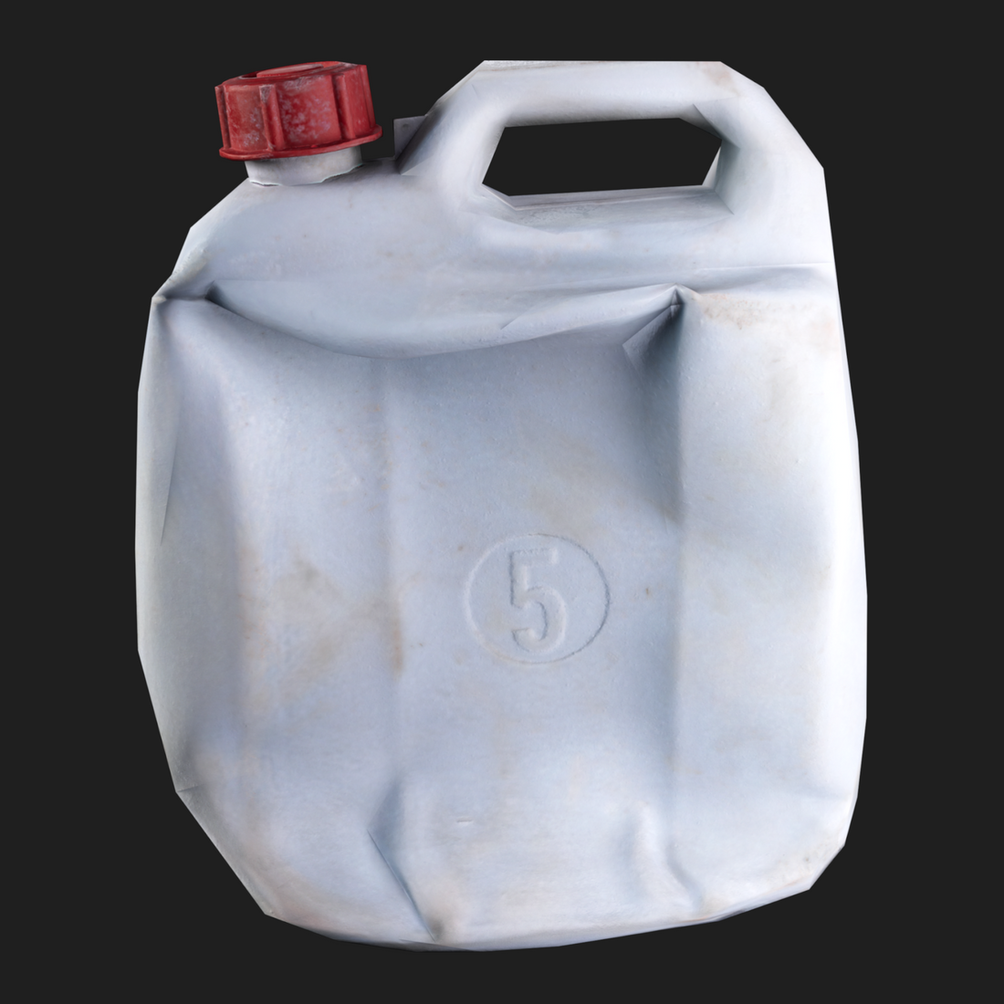 3D Gallon Bottle Rumpled