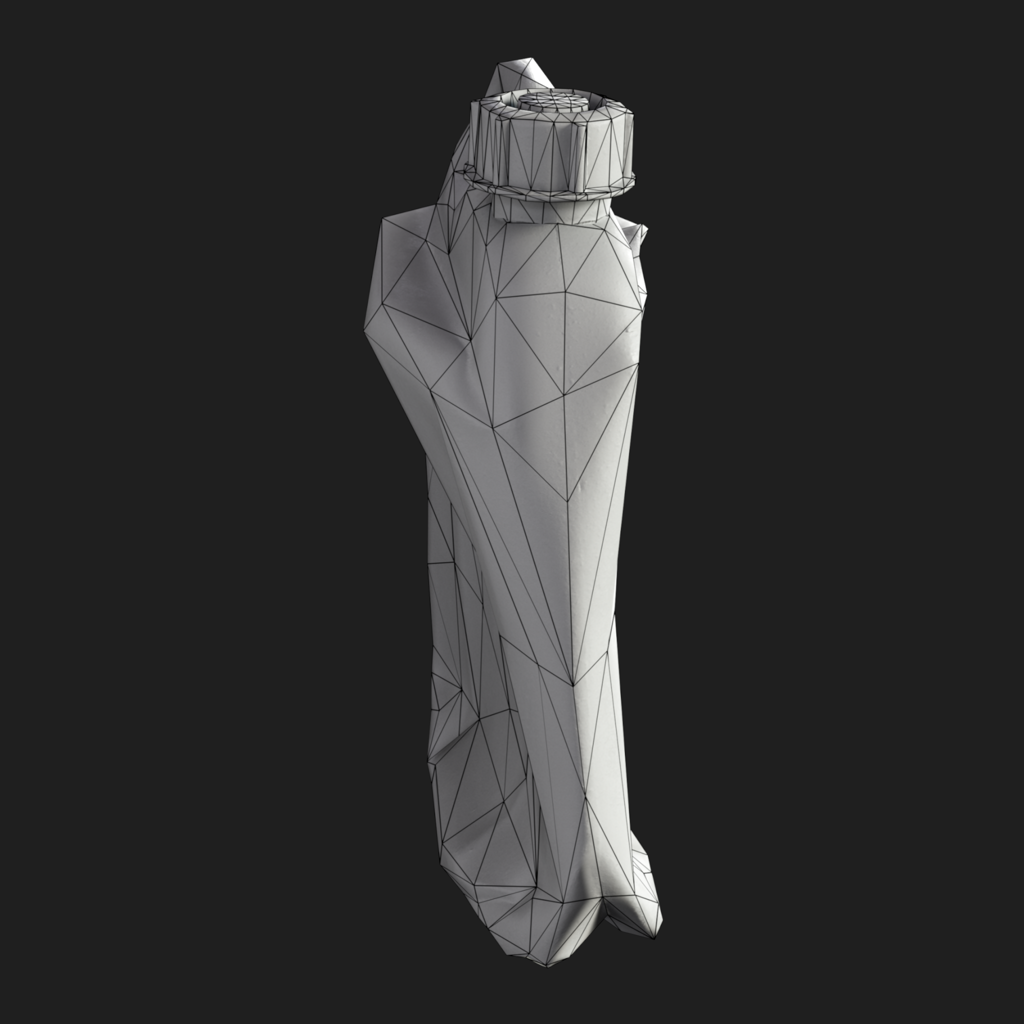 3D Gallon Bottle Rumpled