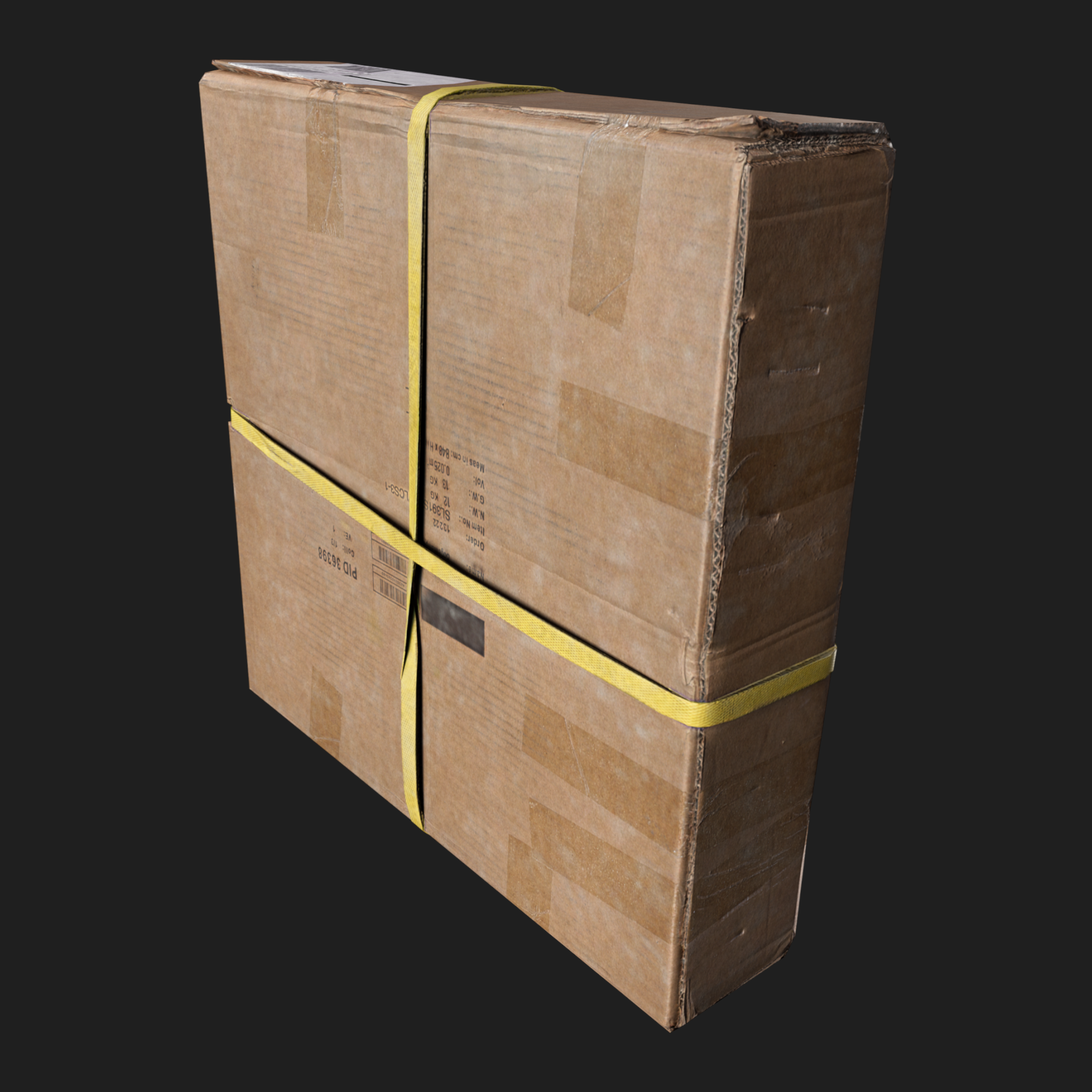 3D Cardboard Box