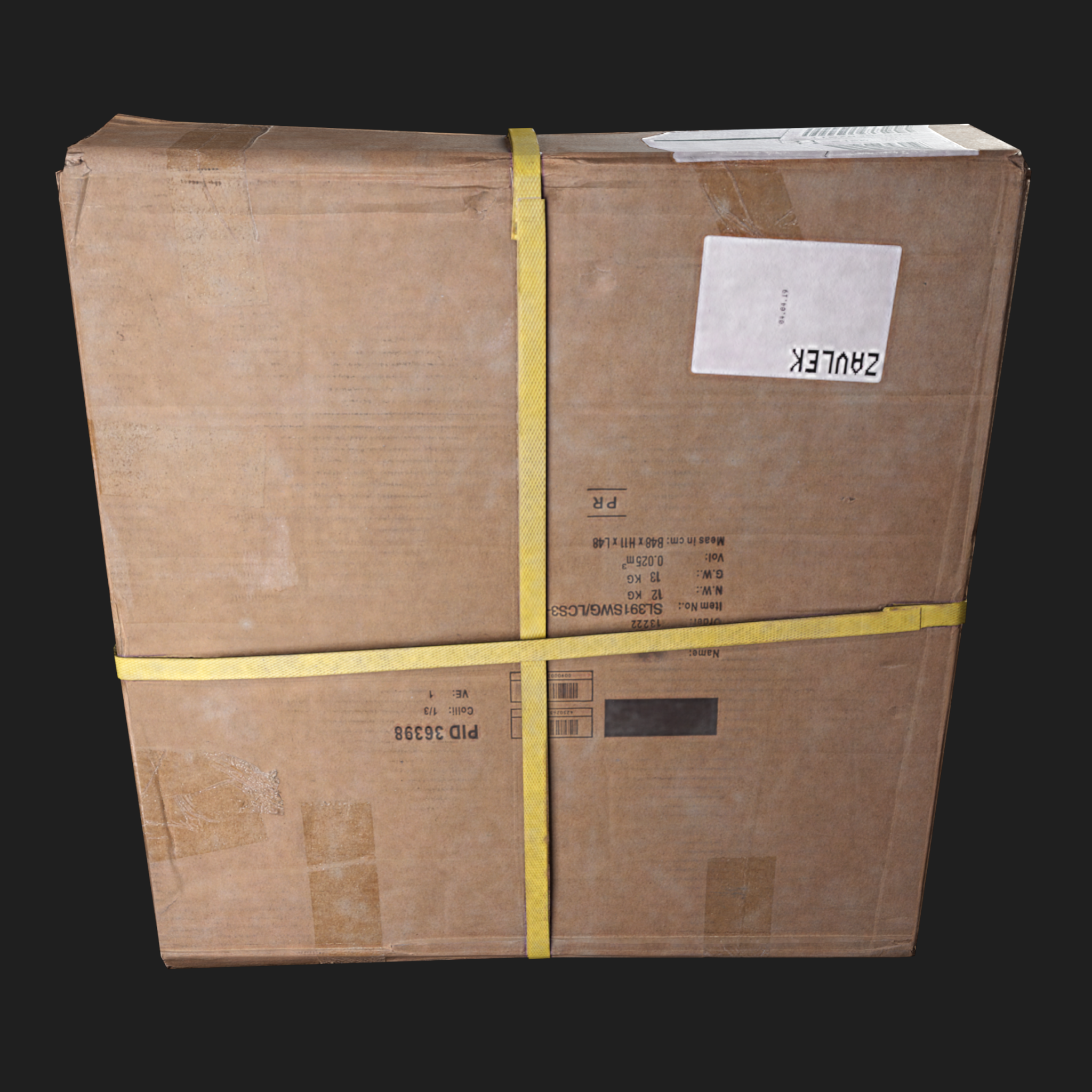 3D Cardboard Box