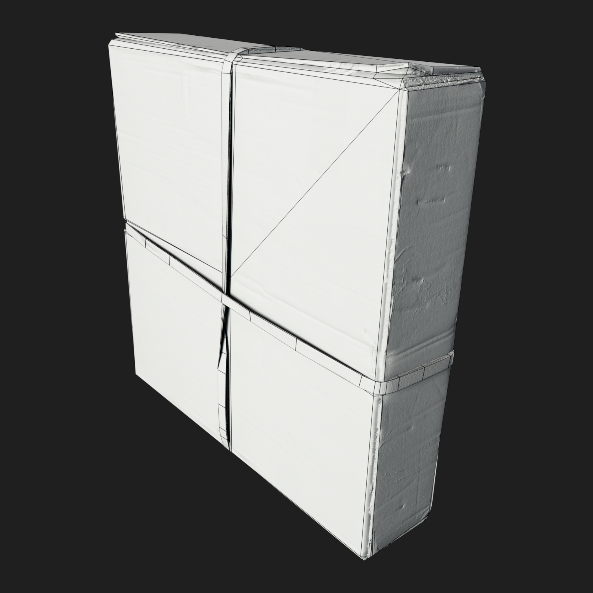 3D Cardboard Box