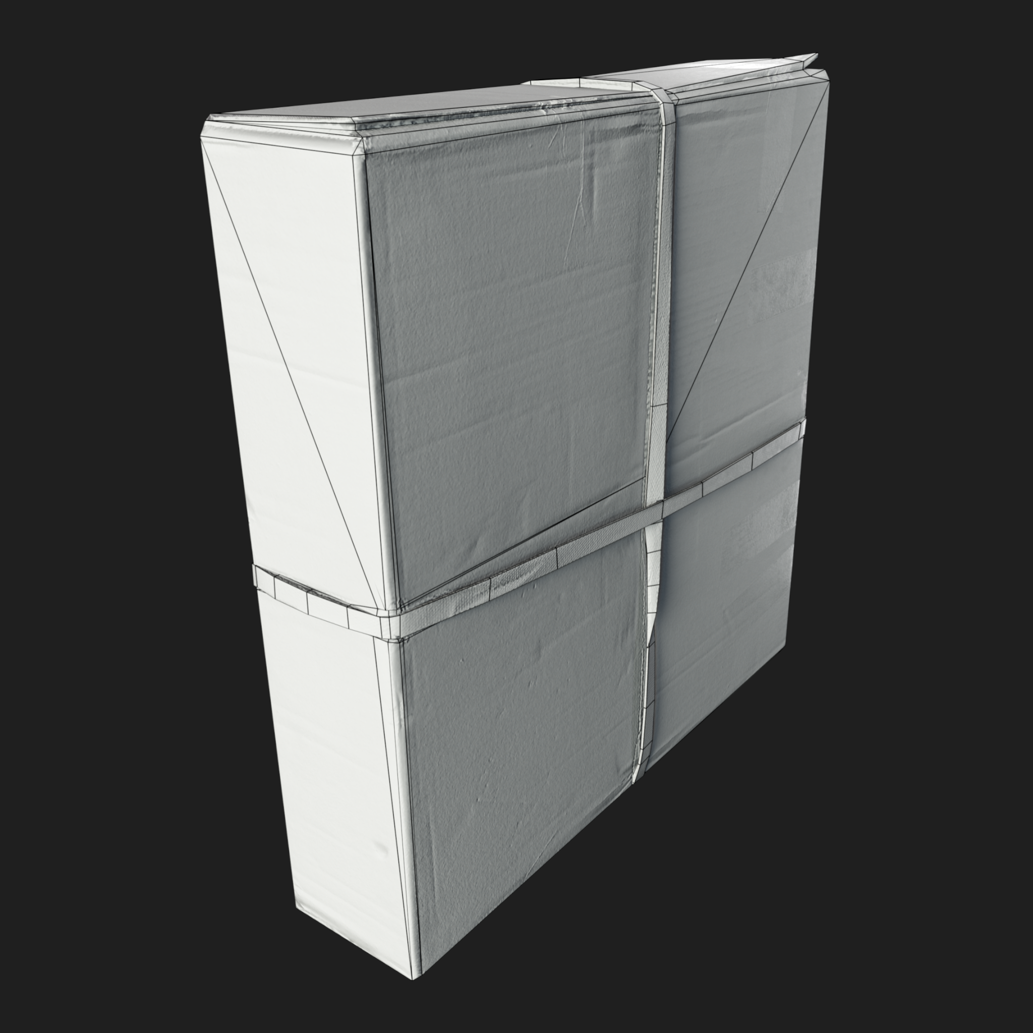 3D Cardboard Box