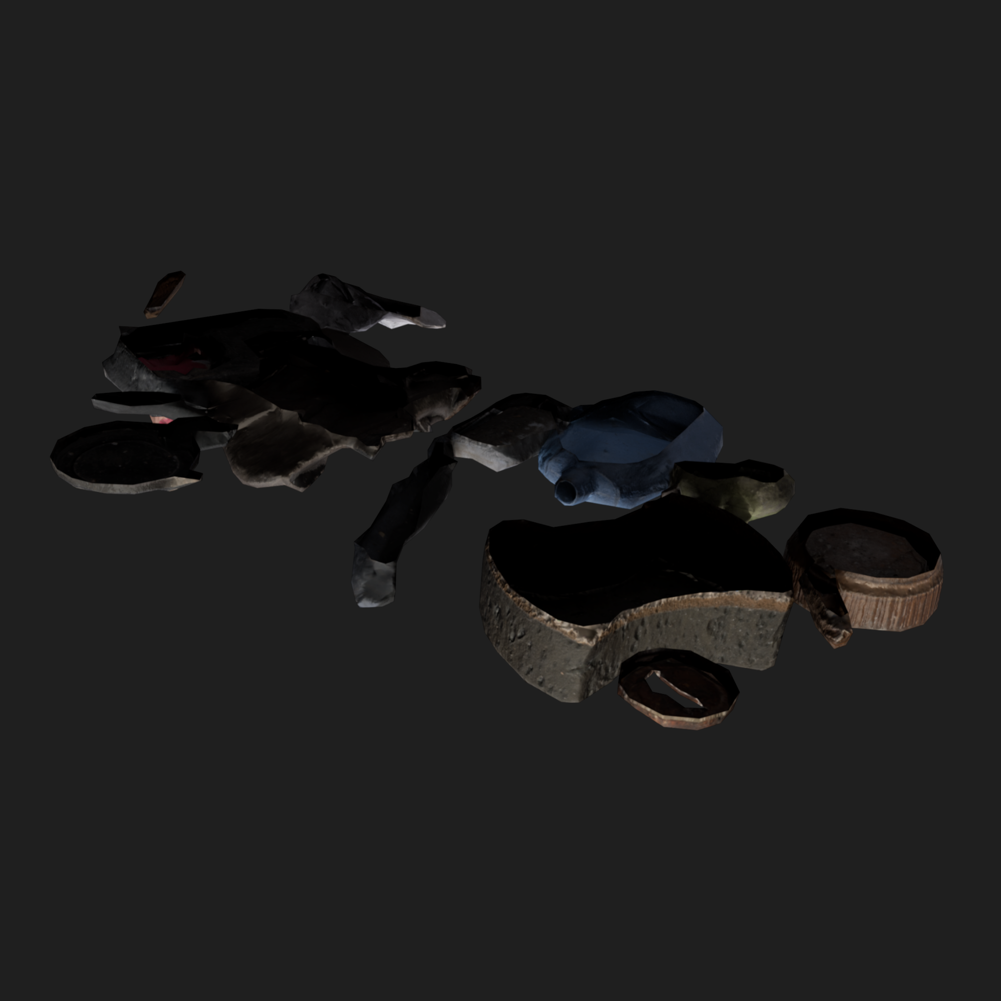 3D Rubbish Floor Mix1