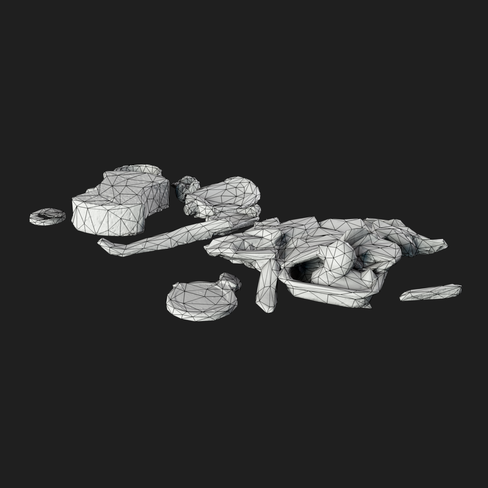 3D Rubbish Floor Mix1