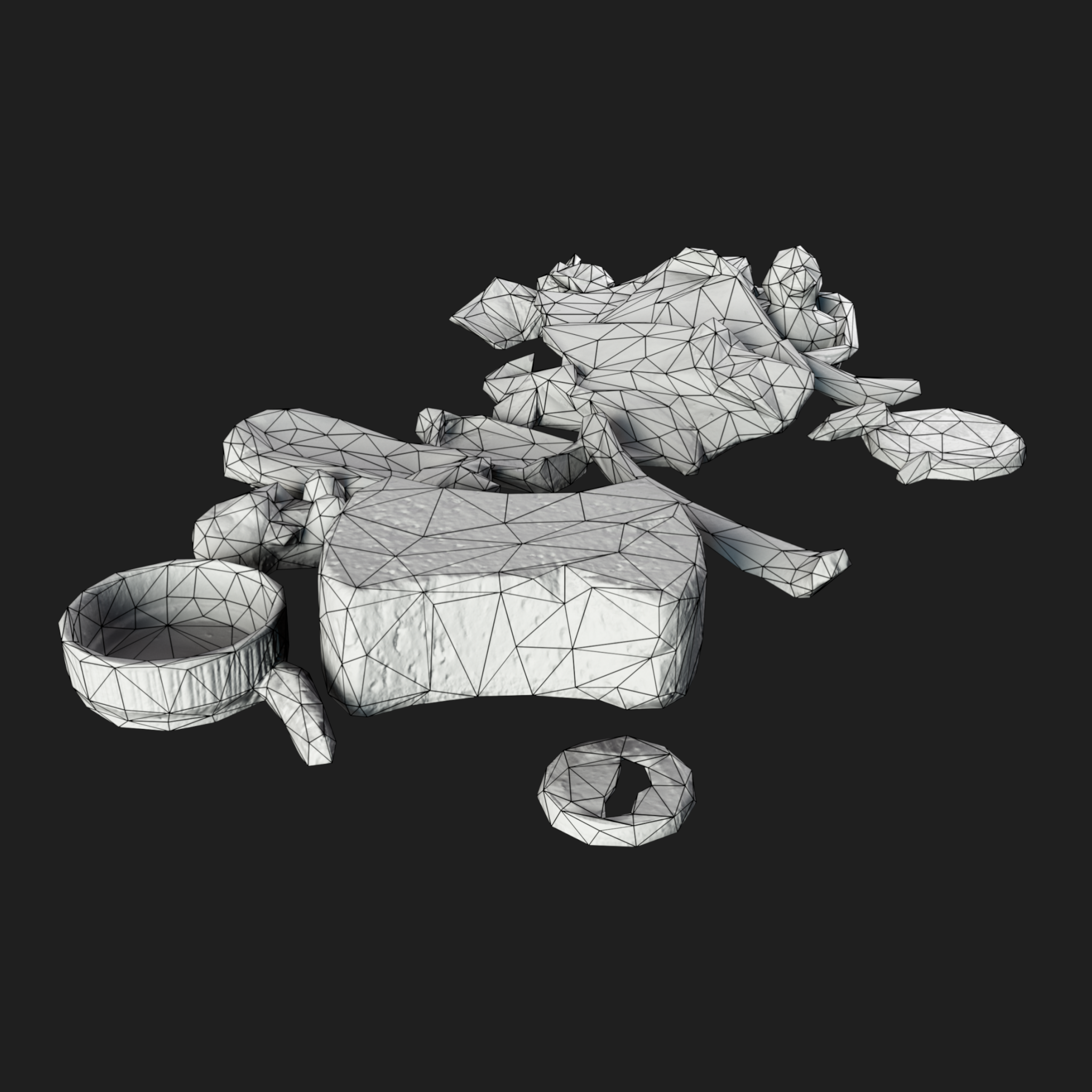 3D Rubbish Floor Mix1