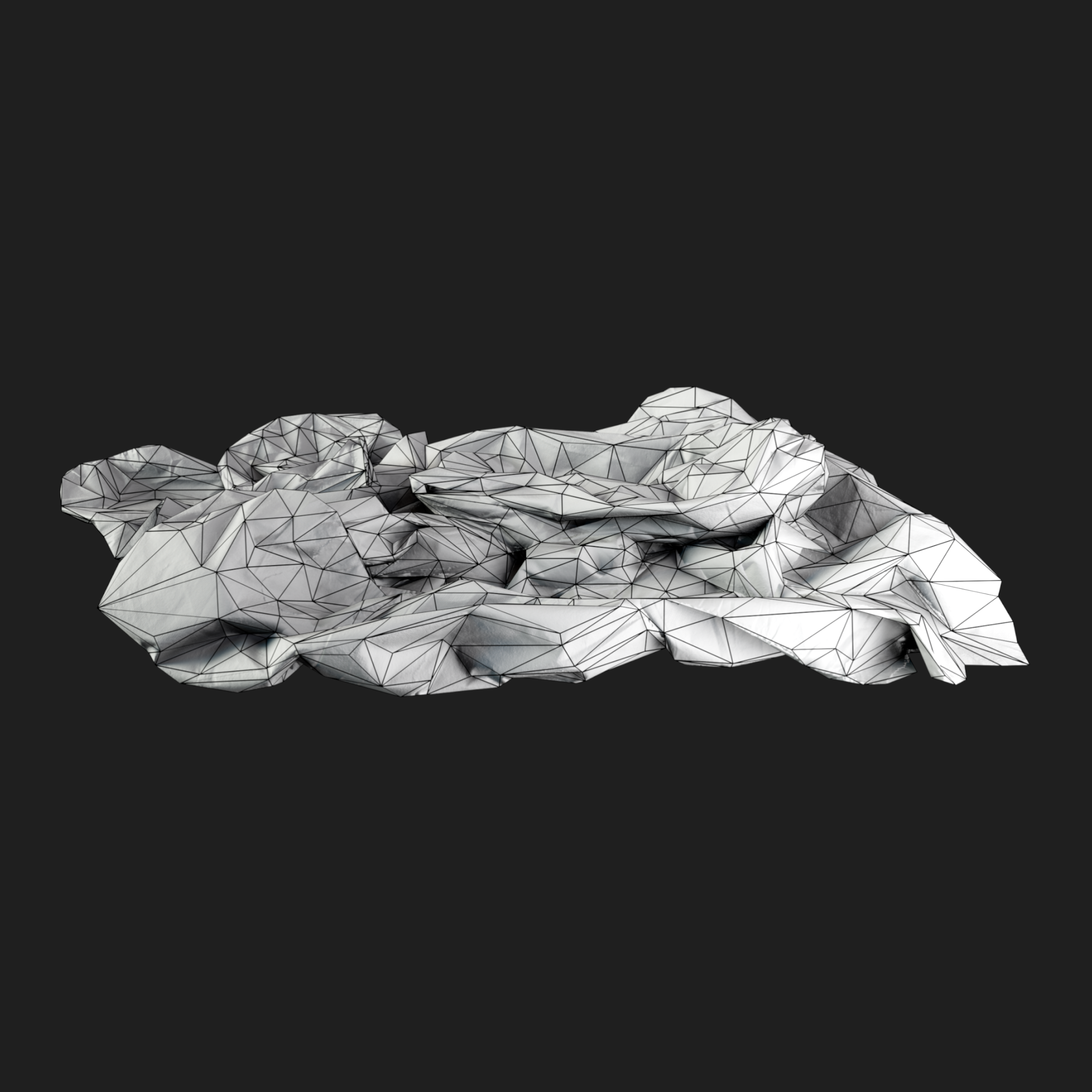 3D Blue Wrinkled Medical Protective Suite