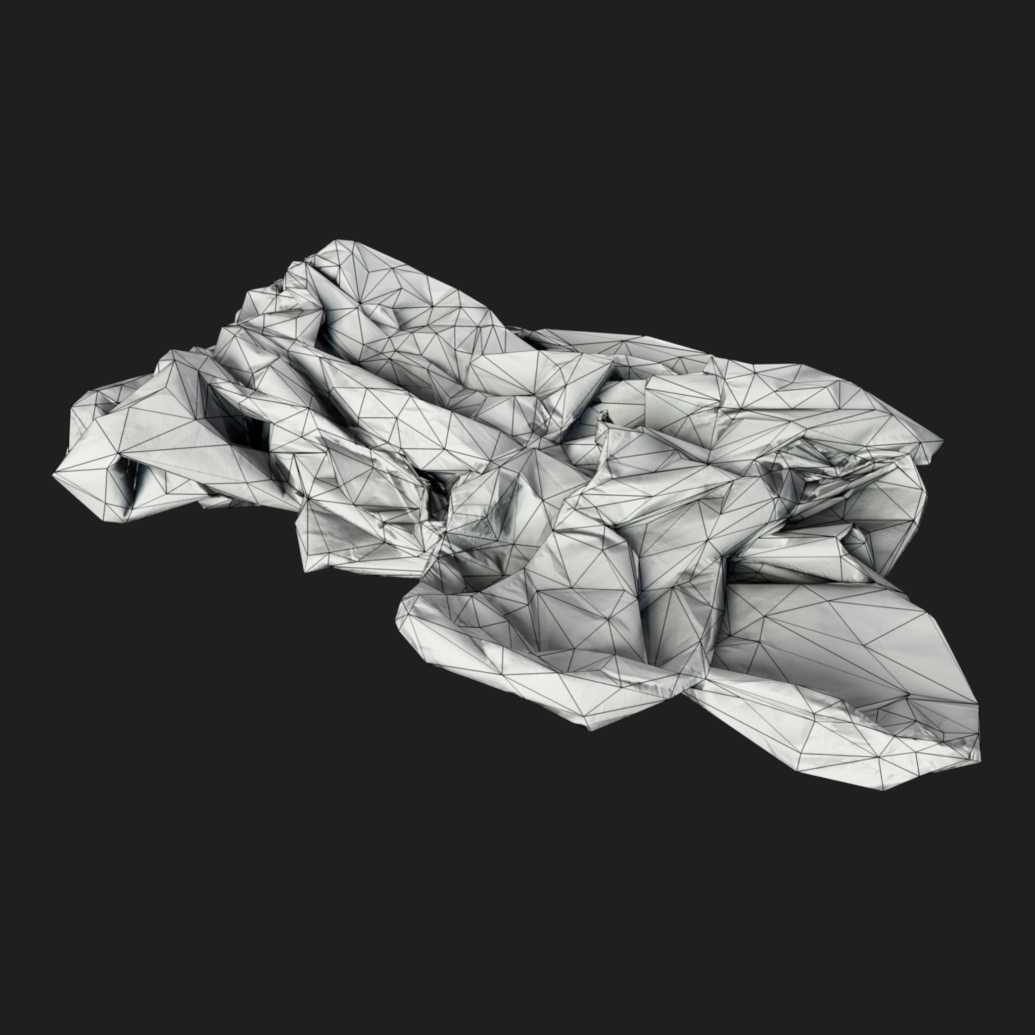 3D Blue Wrinkled Medical Protective Suite