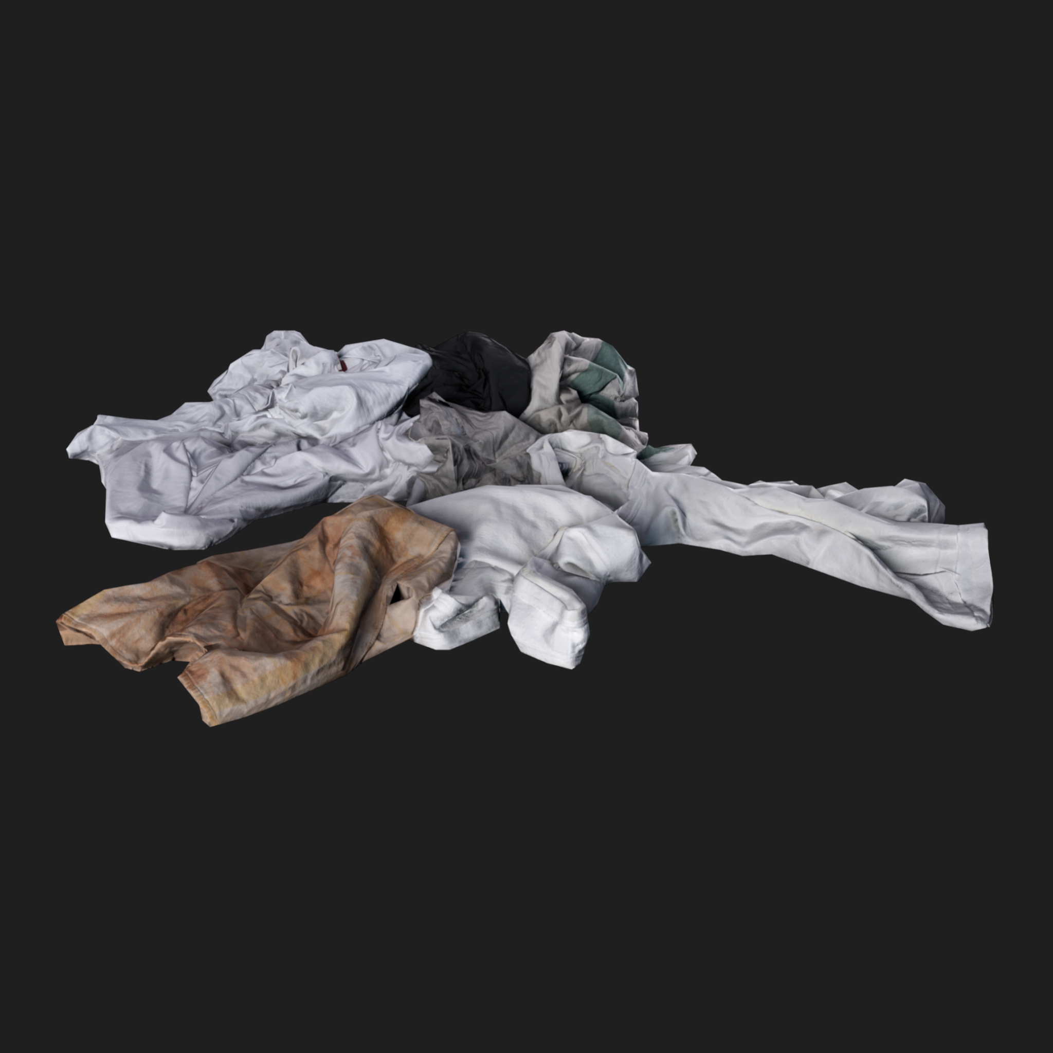 3D Pile of Clothes