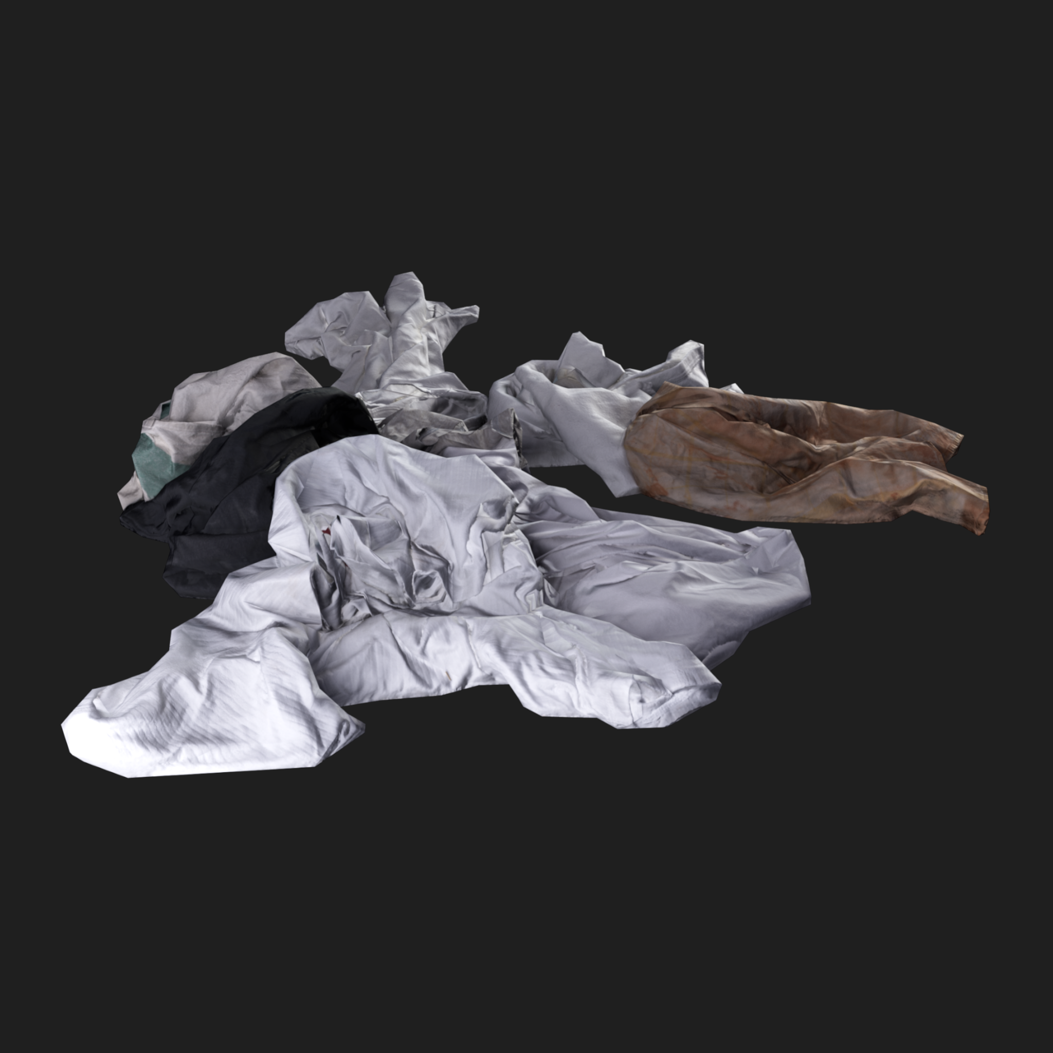 3D Pile of Clothes