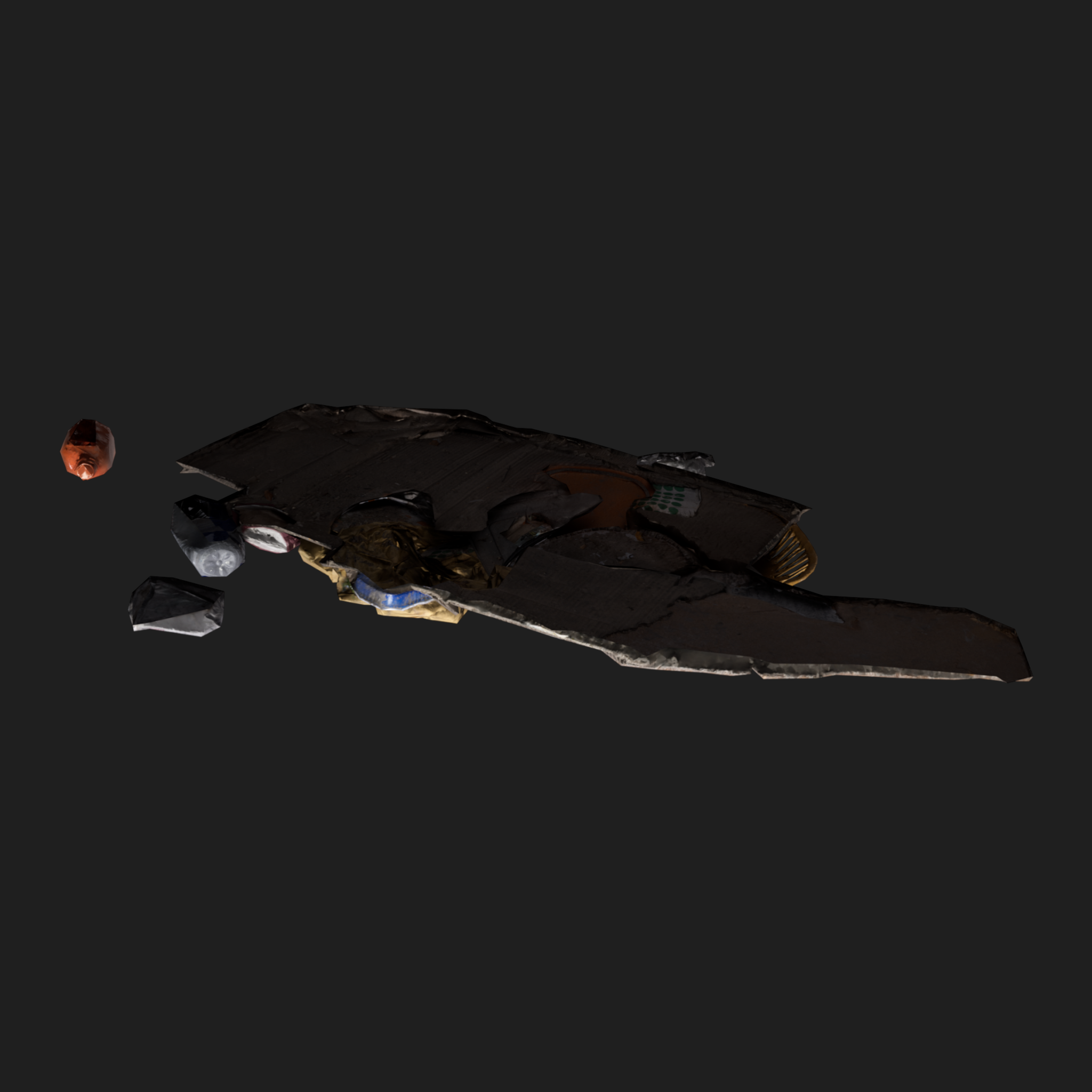 3D Rubbish Floor Mix2
