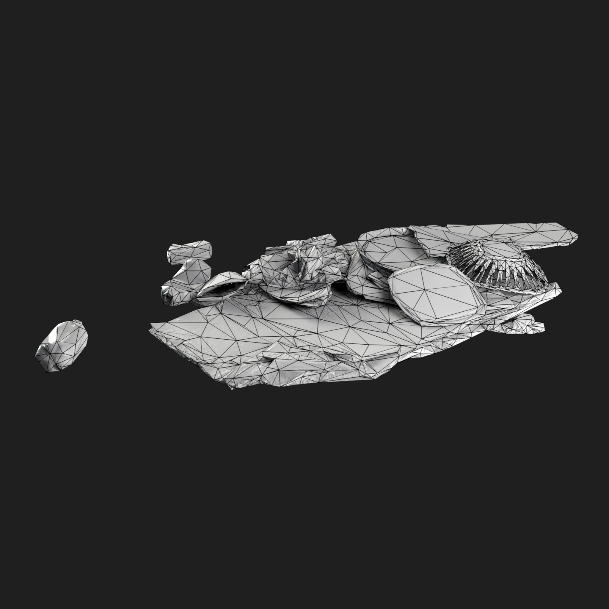 3D Rubbish Floor Mix2