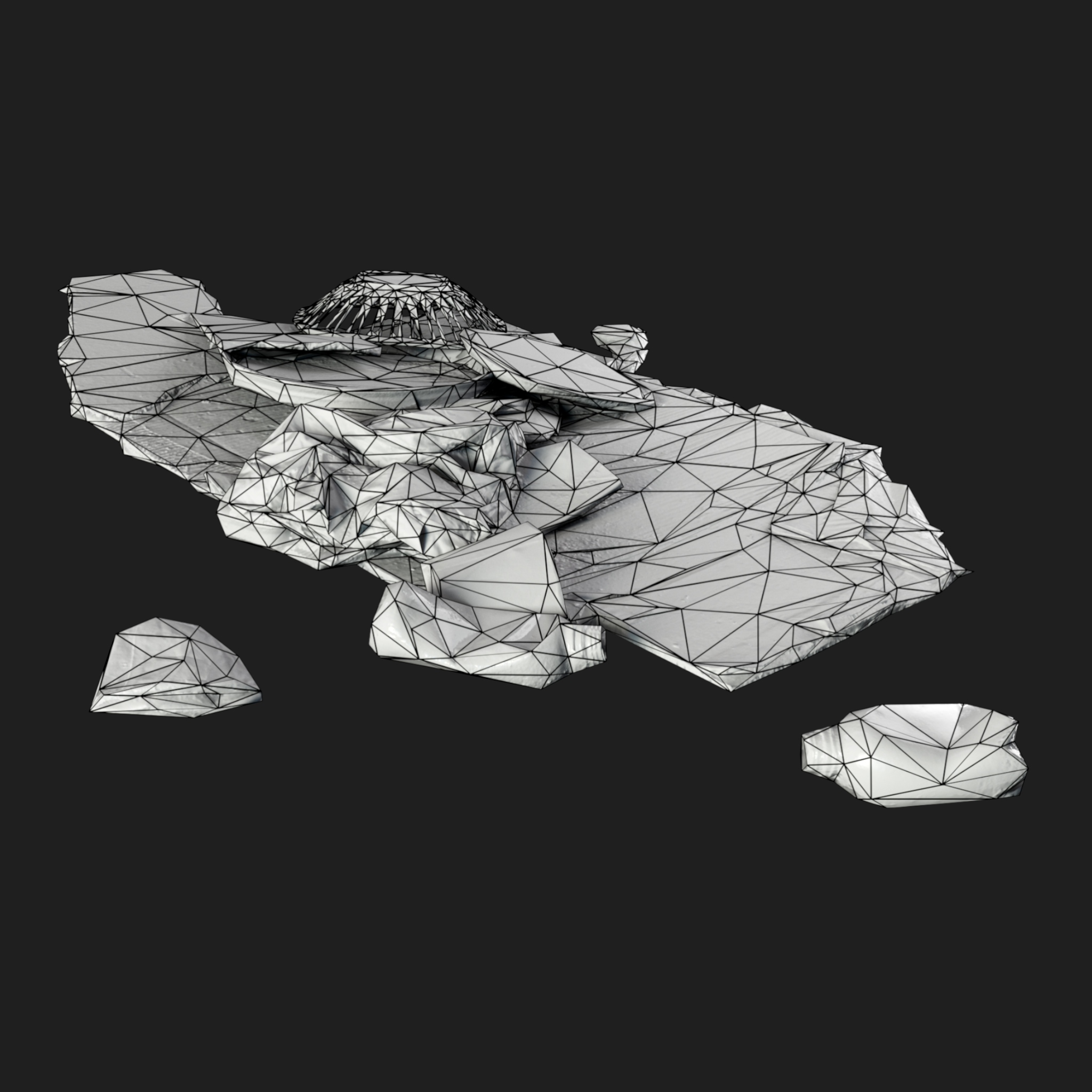 3D Rubbish Floor Mix2