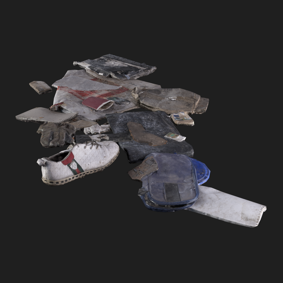 3D Rubbish Floor Mix3