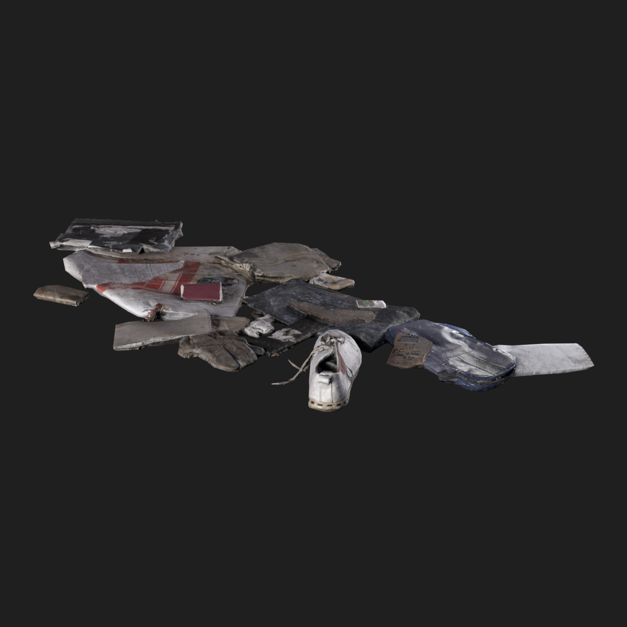3D Rubbish Floor Mix3