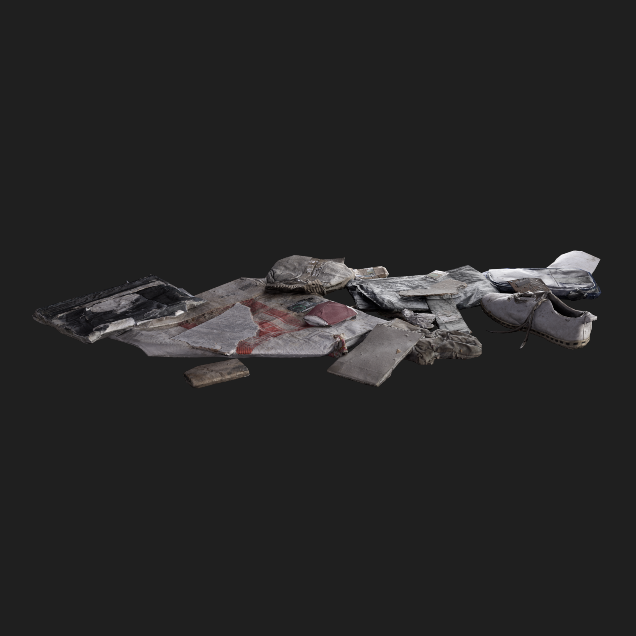 3D Rubbish Floor Mix3
