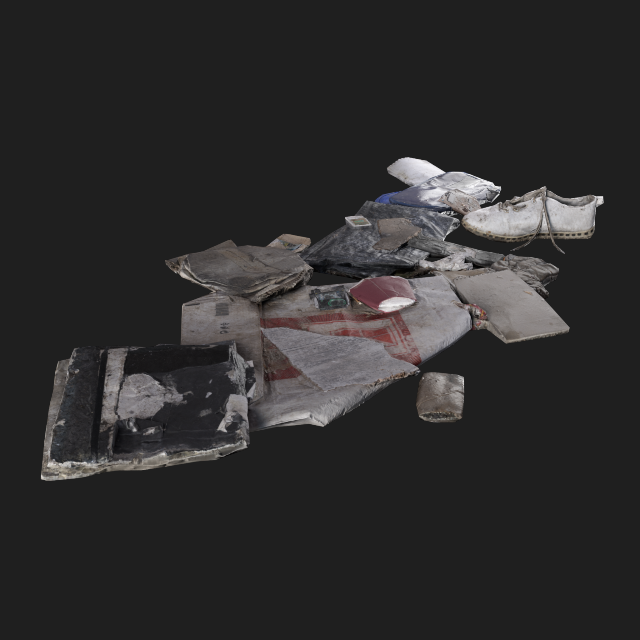 3D Rubbish Floor Mix3