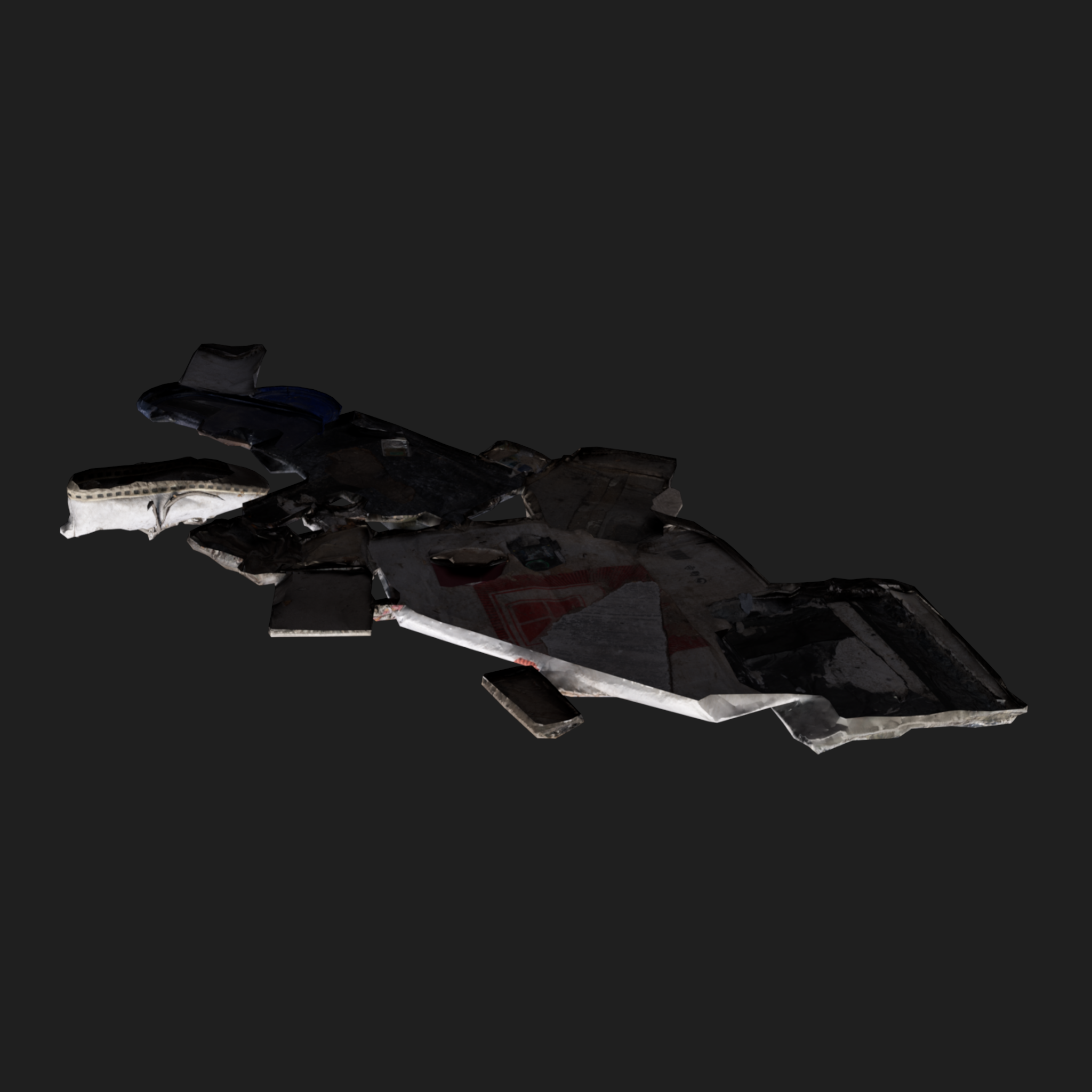 3D Rubbish Floor Mix3