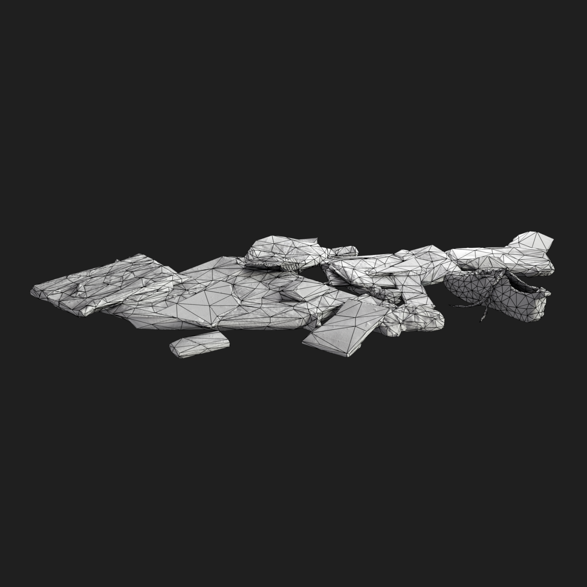 3D Rubbish Floor Mix3