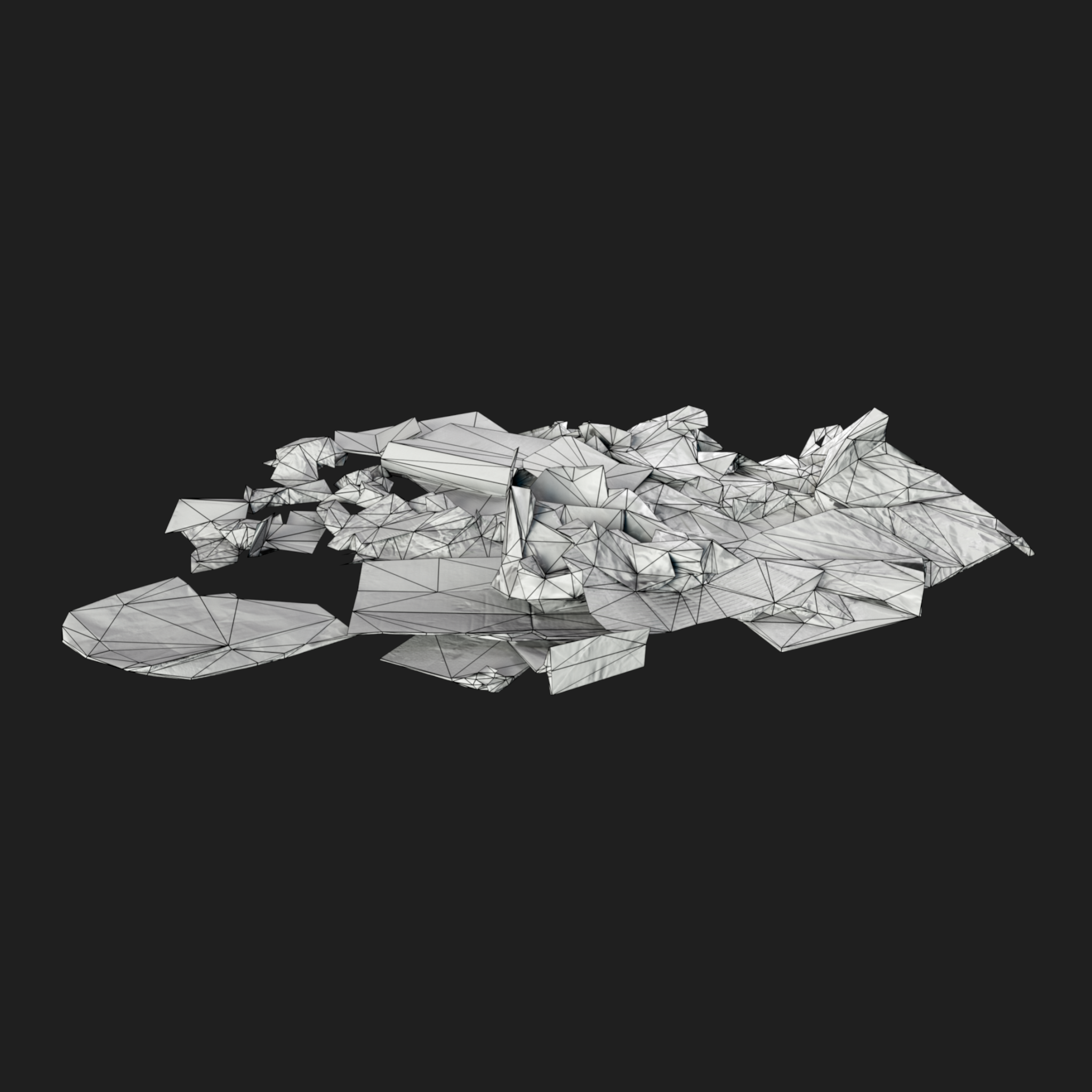 3D Cardboard Pile