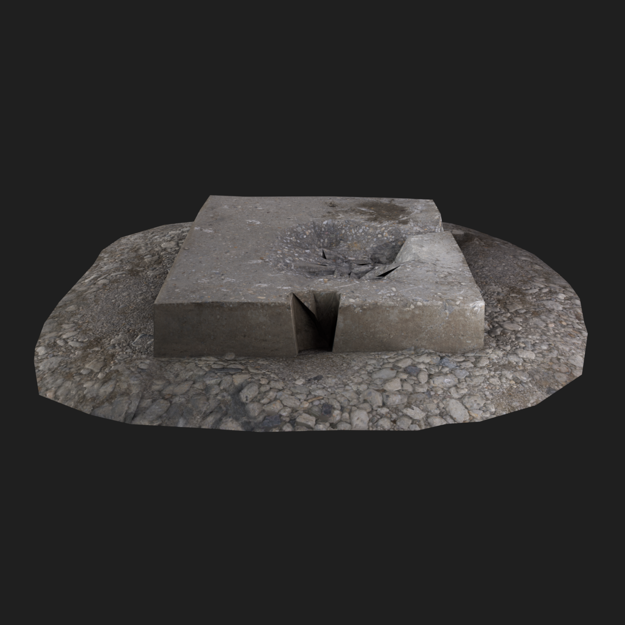 3D Concrete Slab