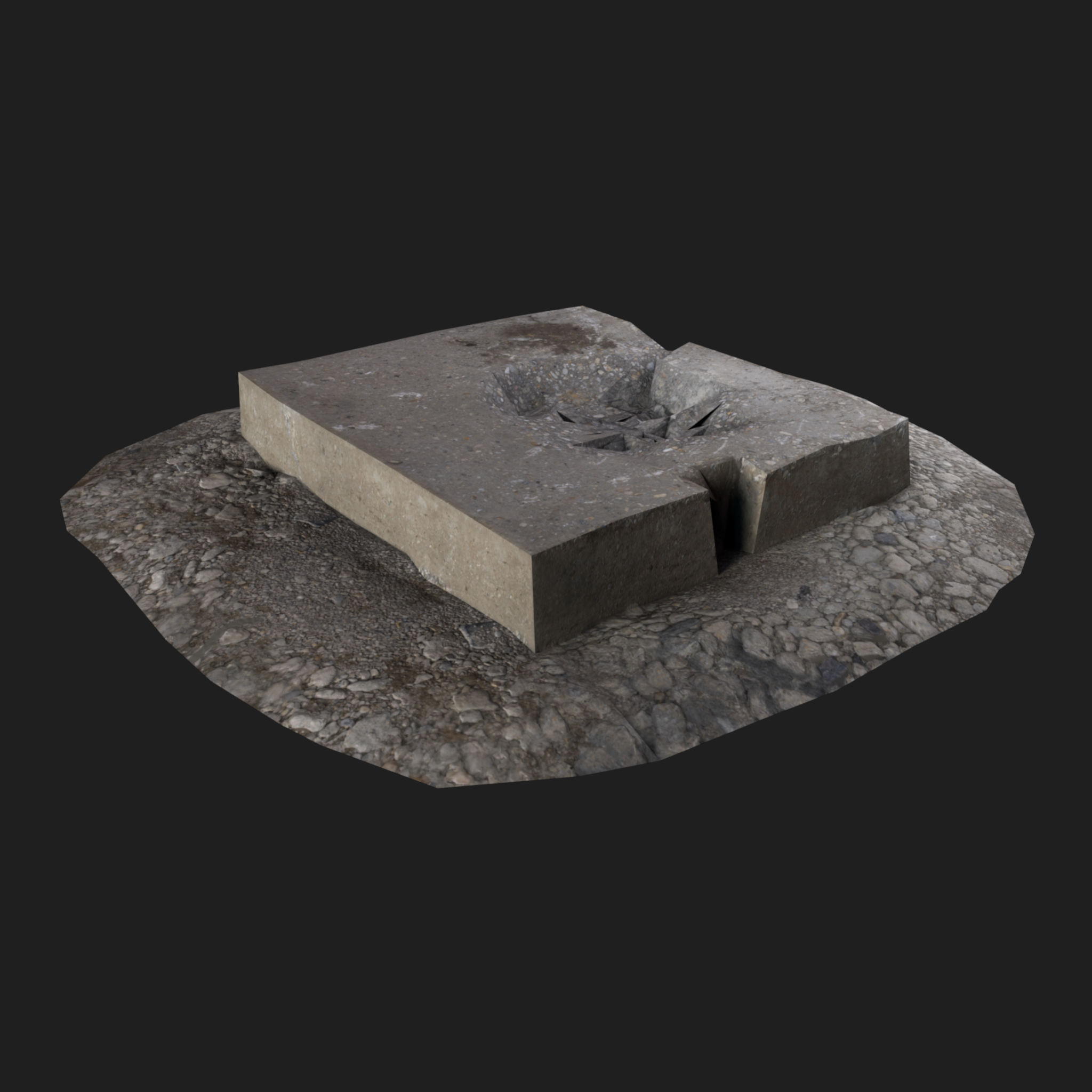 3D Concrete Slab