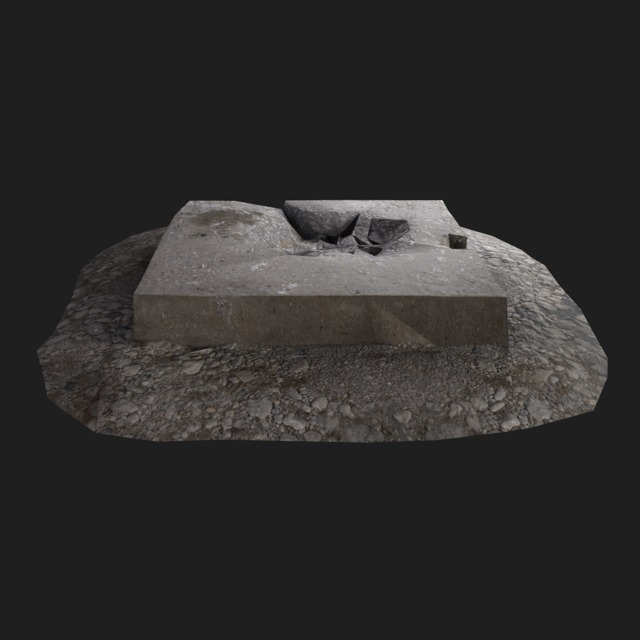 3D Concrete Slab