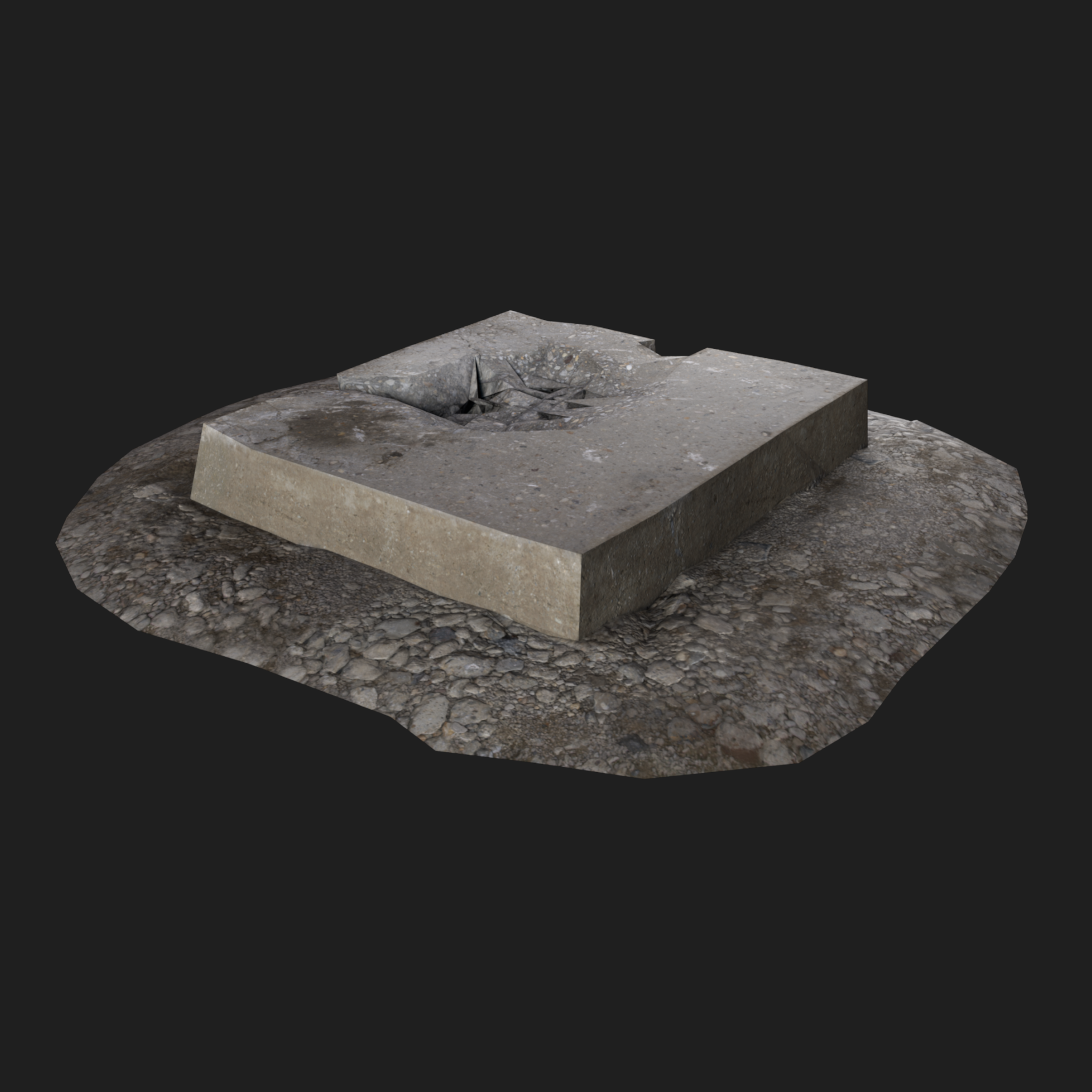 3D Concrete Slab