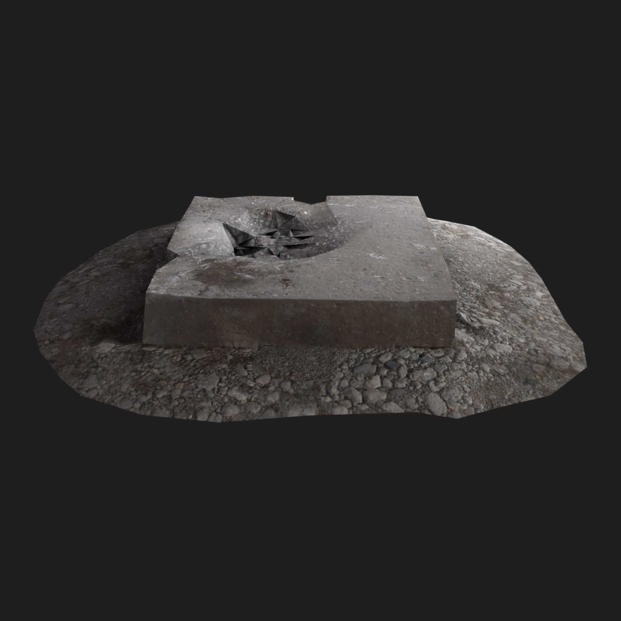 3D Concrete Slab