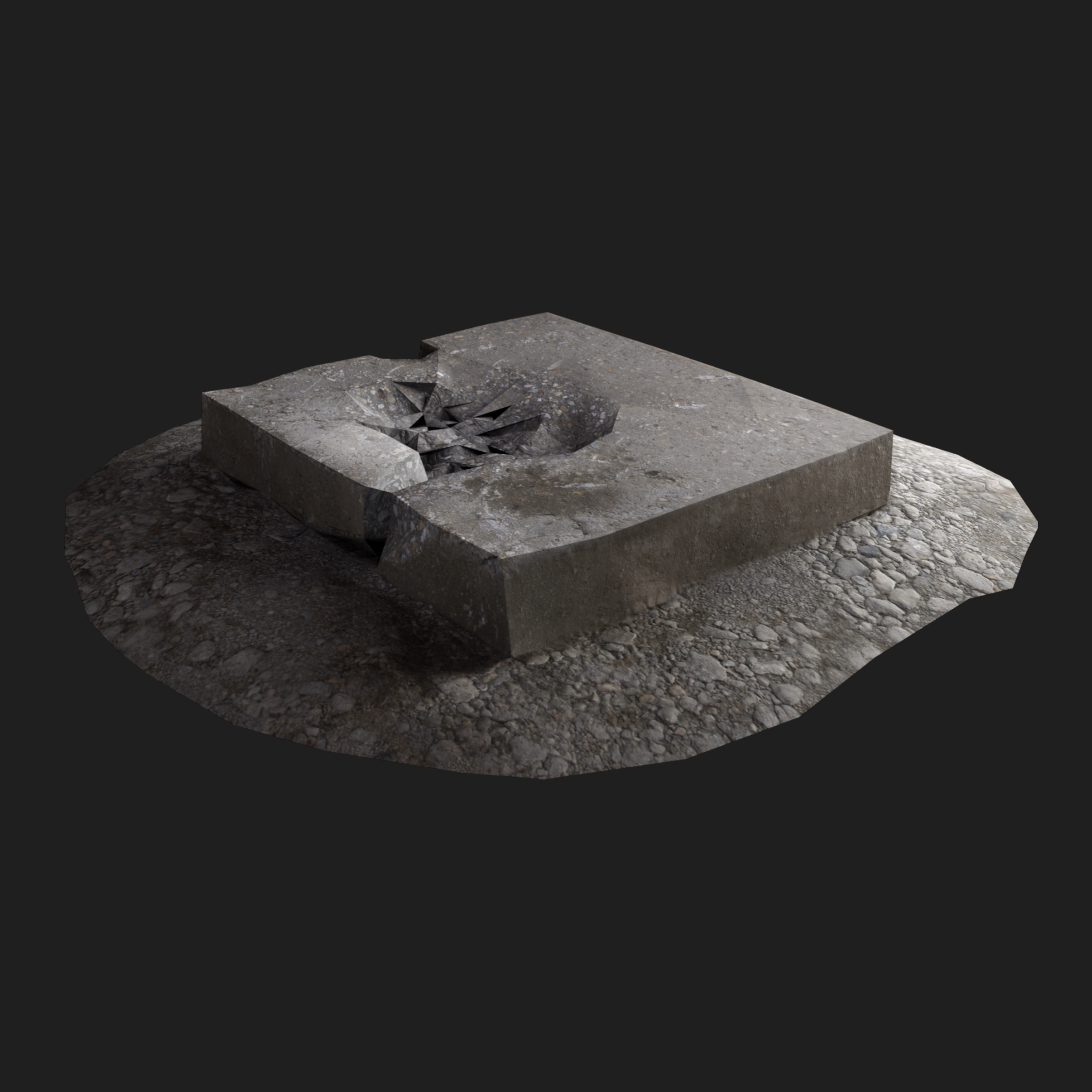 3D Concrete Slab