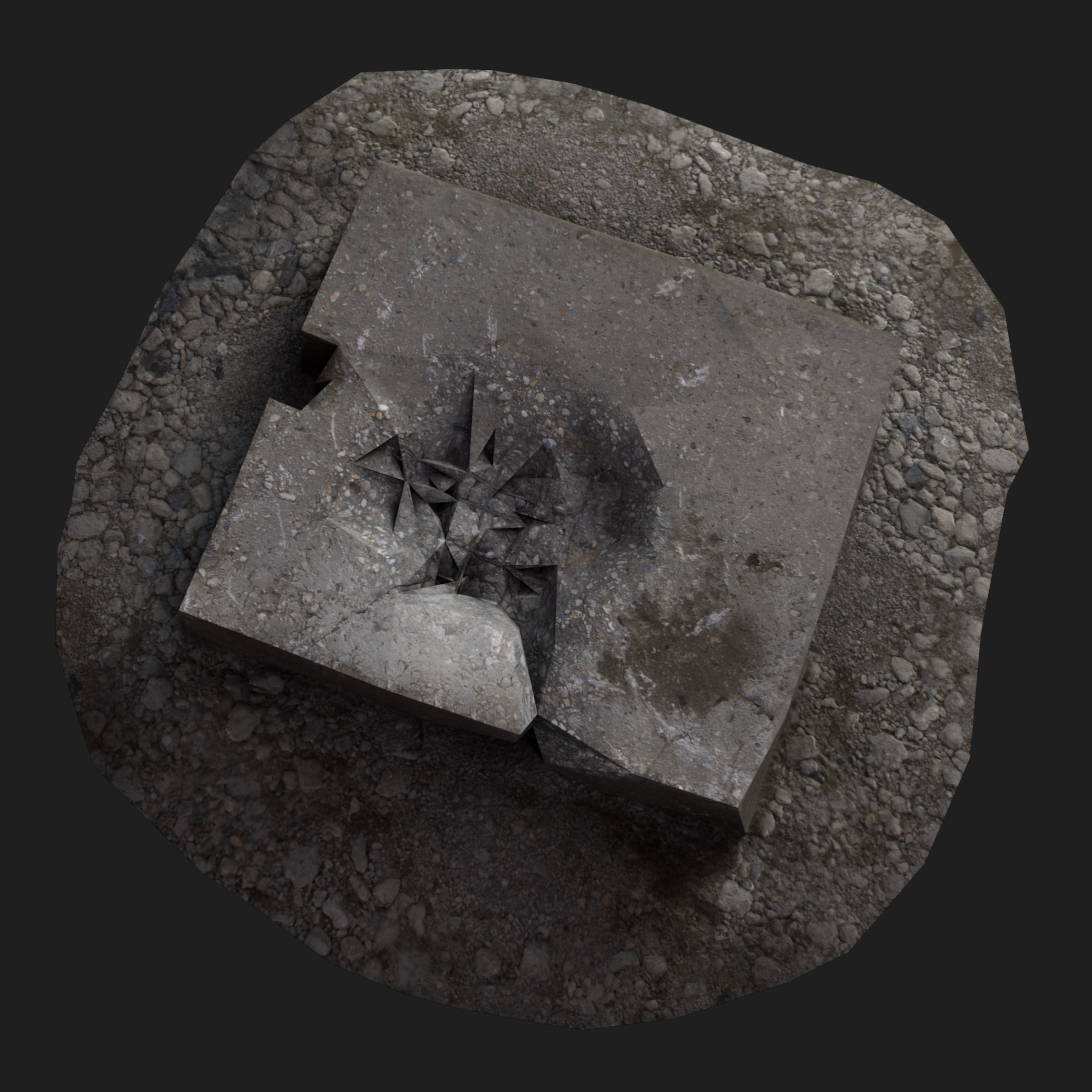 3D Concrete Slab