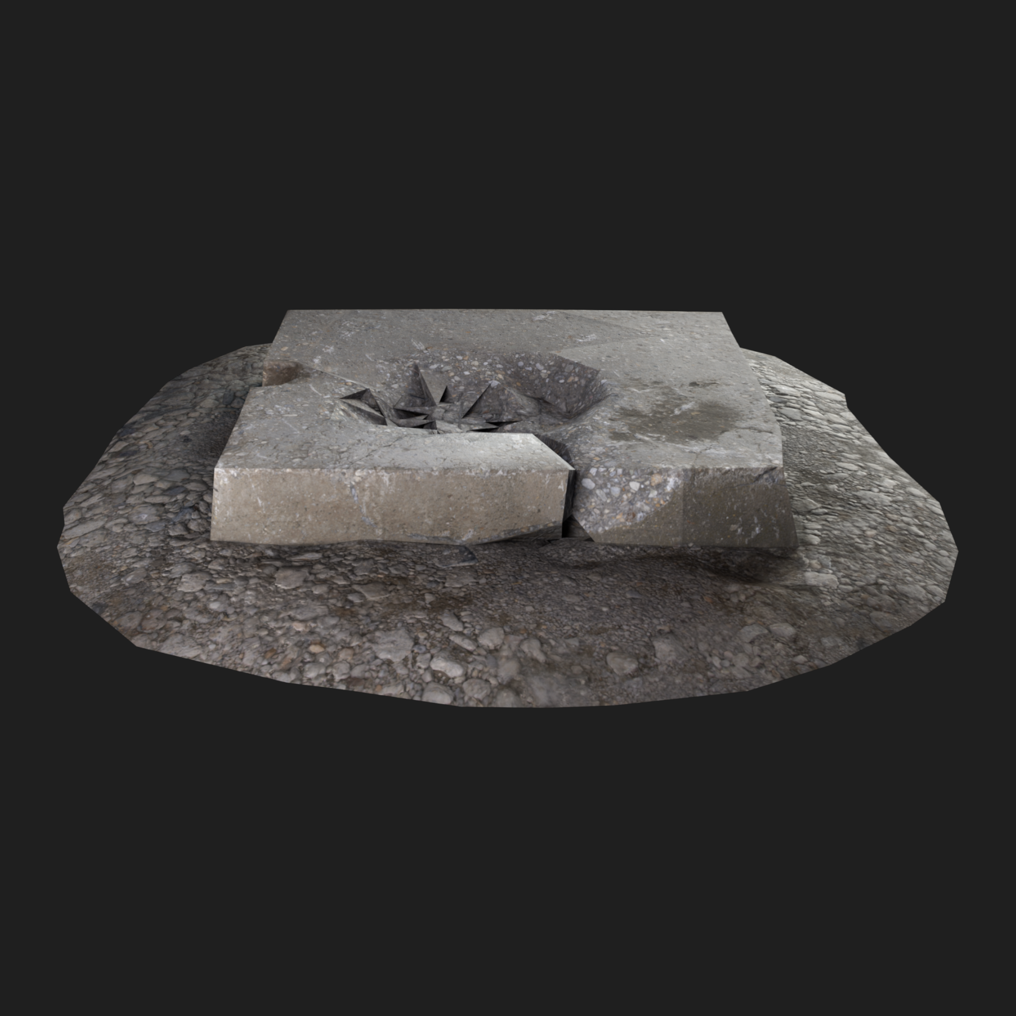 3D Concrete Slab