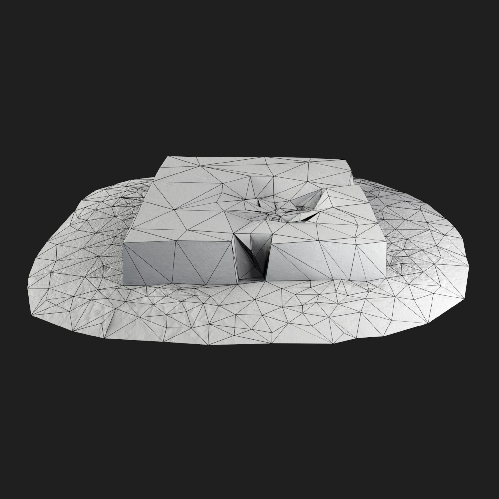 3D Concrete Slab