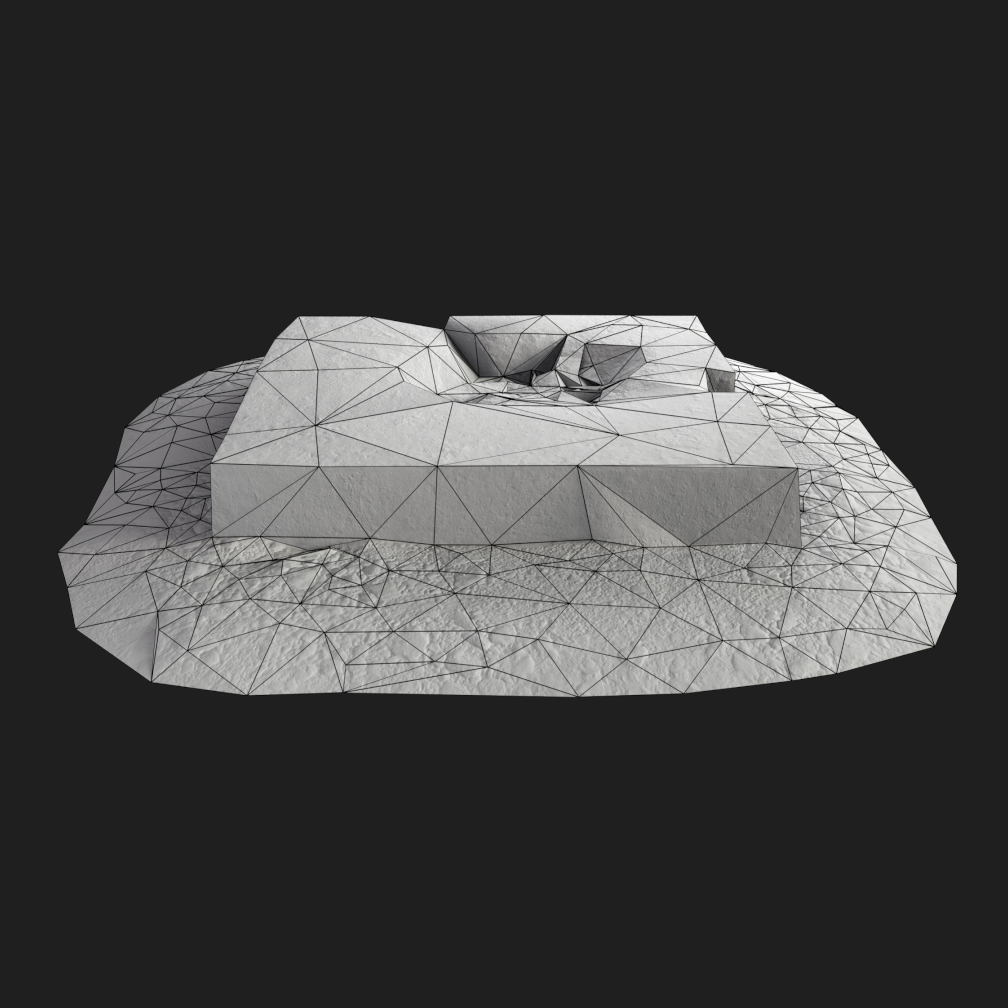 3D Concrete Slab