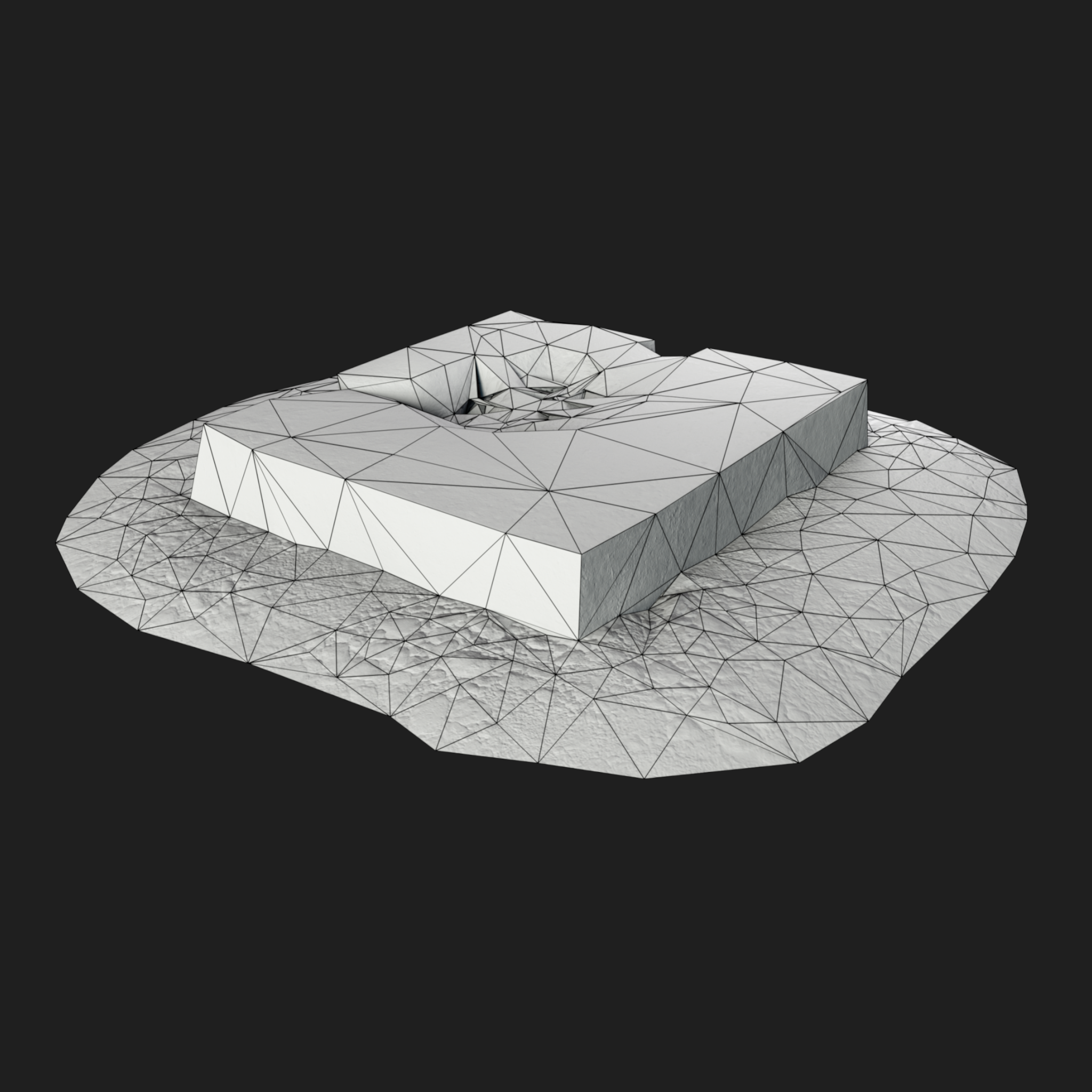 3D Concrete Slab