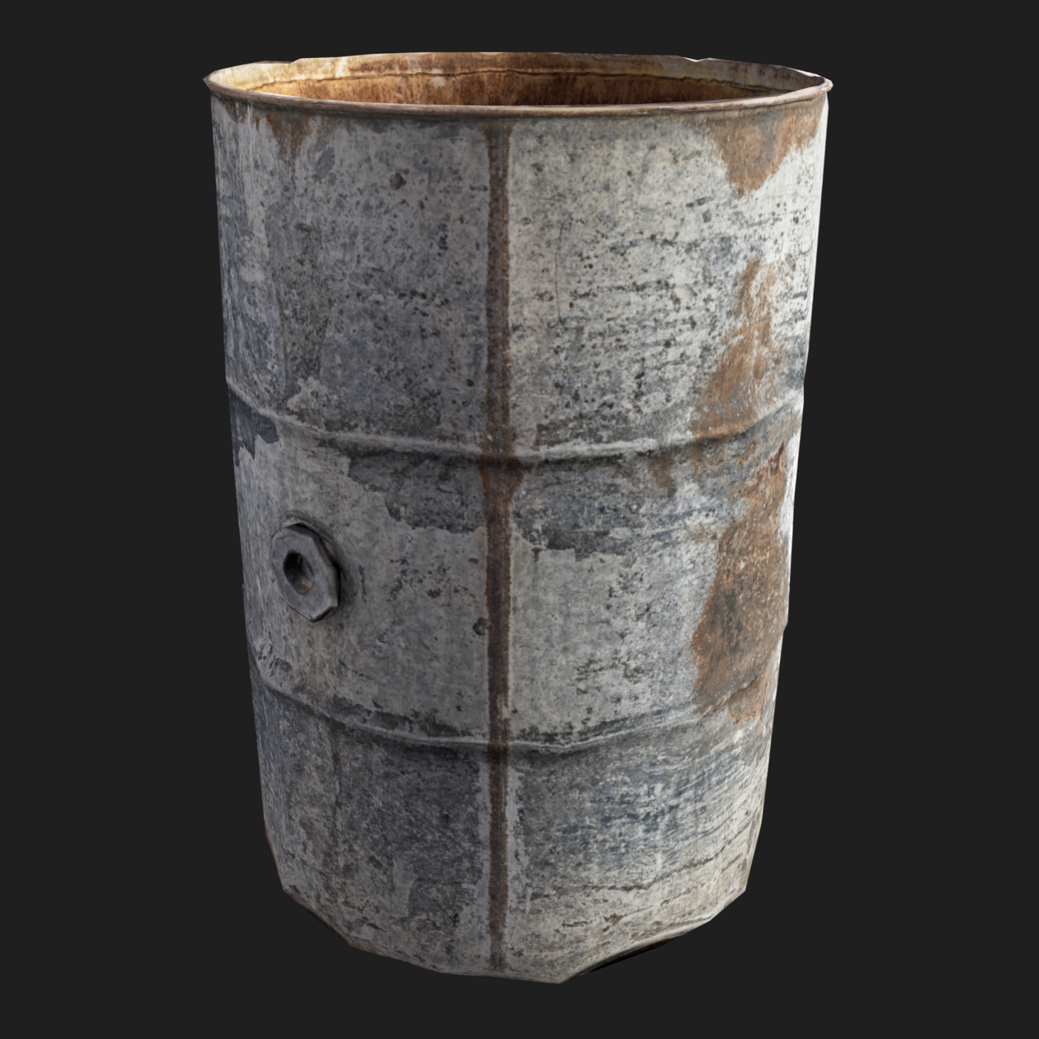 3D Barrel Rusty
