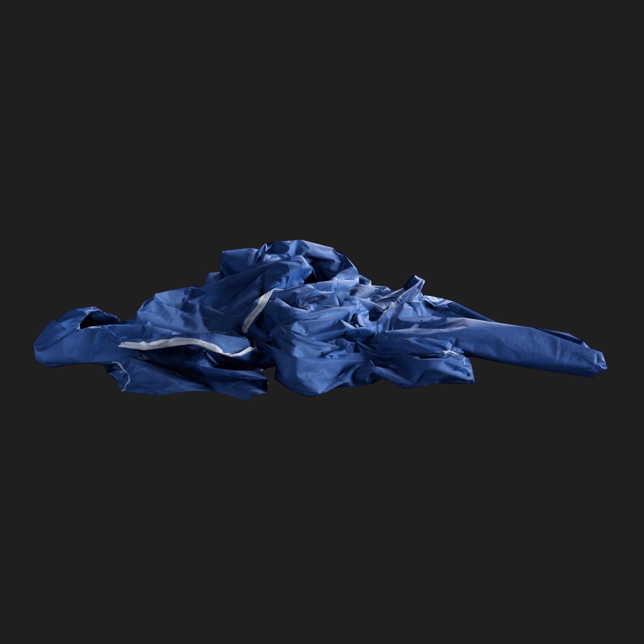 3D Blue Medical Protective Suite