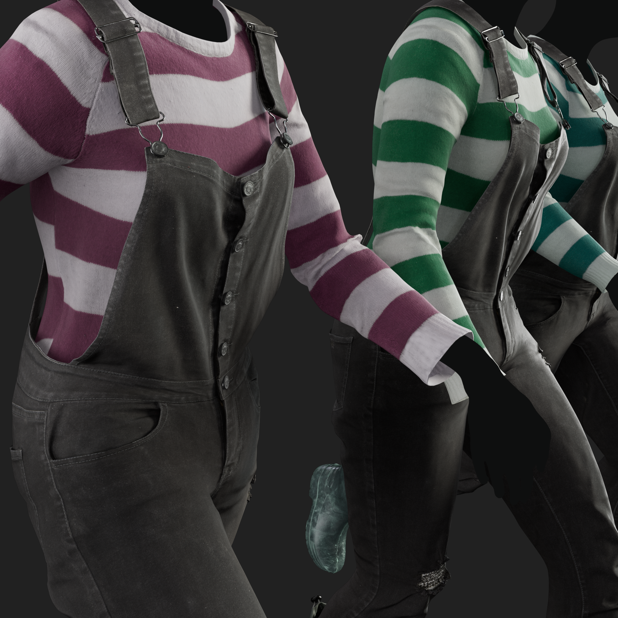3D Clothing set of Women&