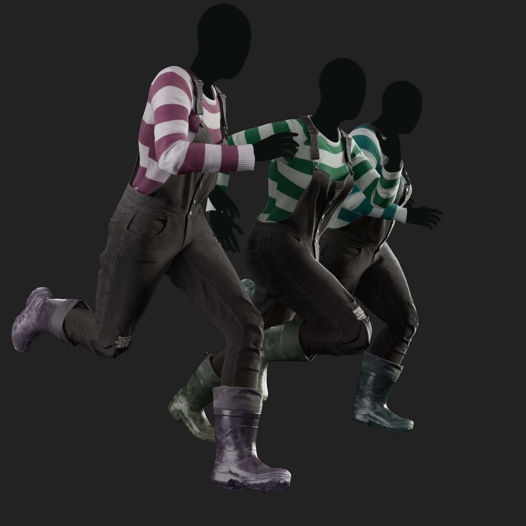 3D Clothing set of Women&