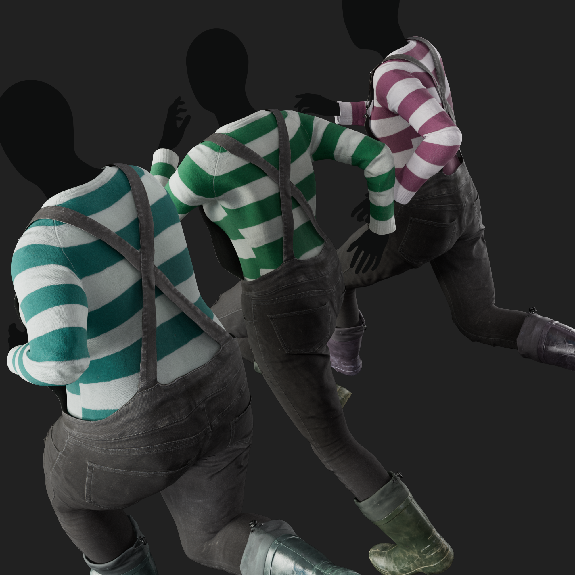 3D Clothing set of Women&