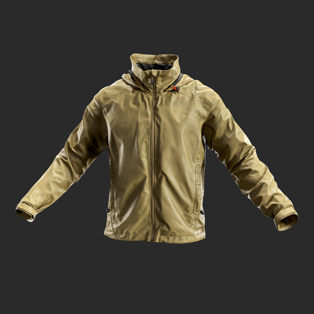 3D Model Windstopper Jacket front