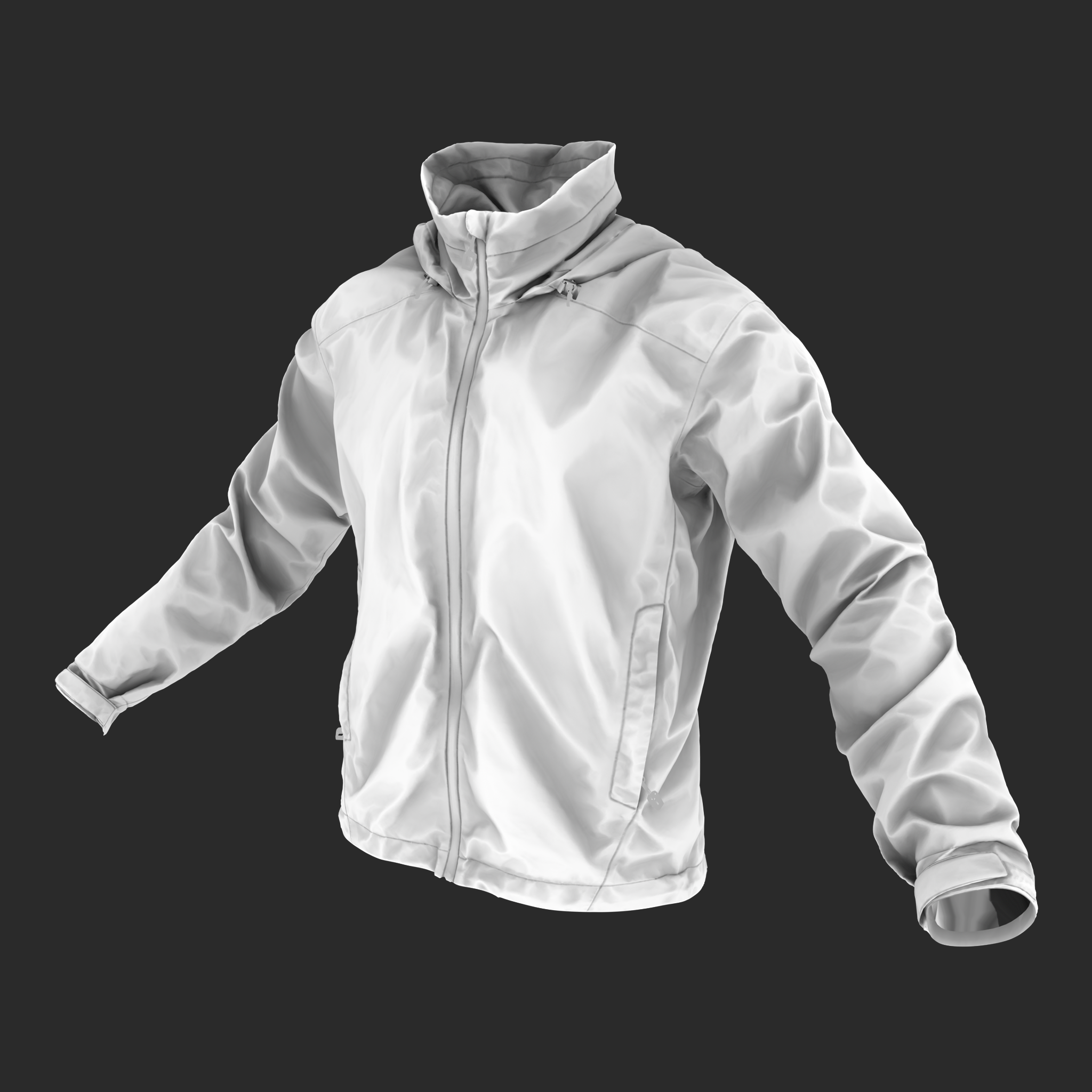 3D Model Windstopper Jacket AO